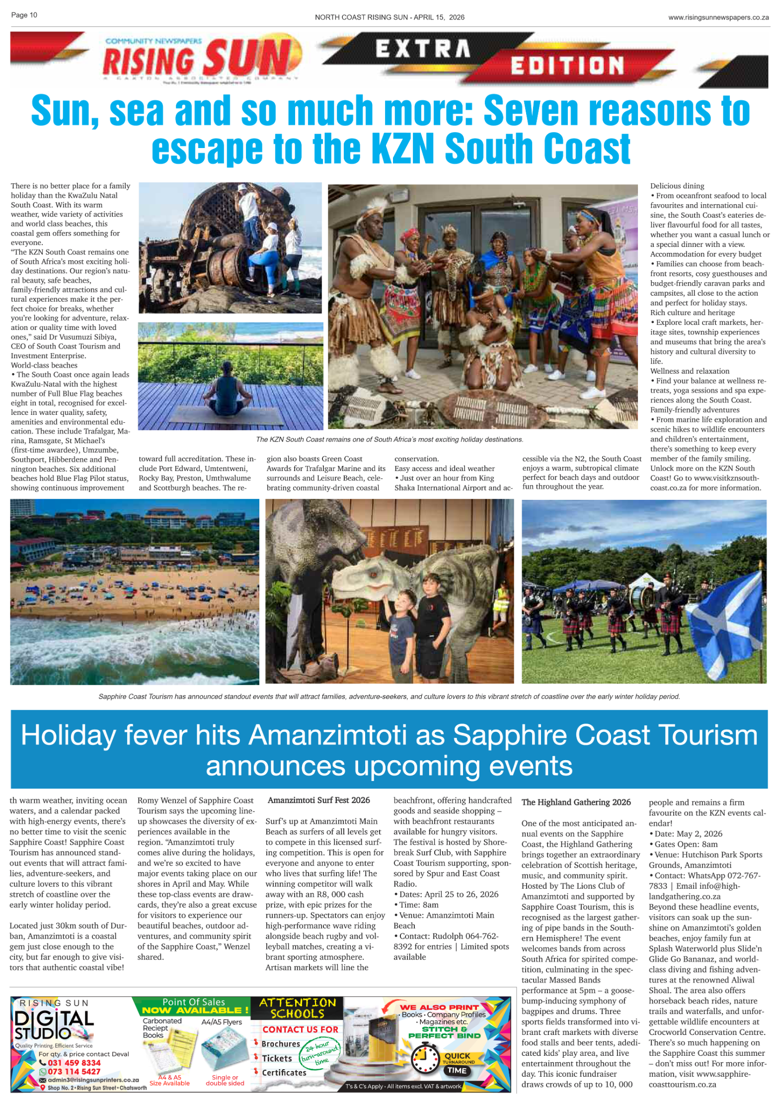 North Coast Rising Sun E-Paper, April 15 page 10