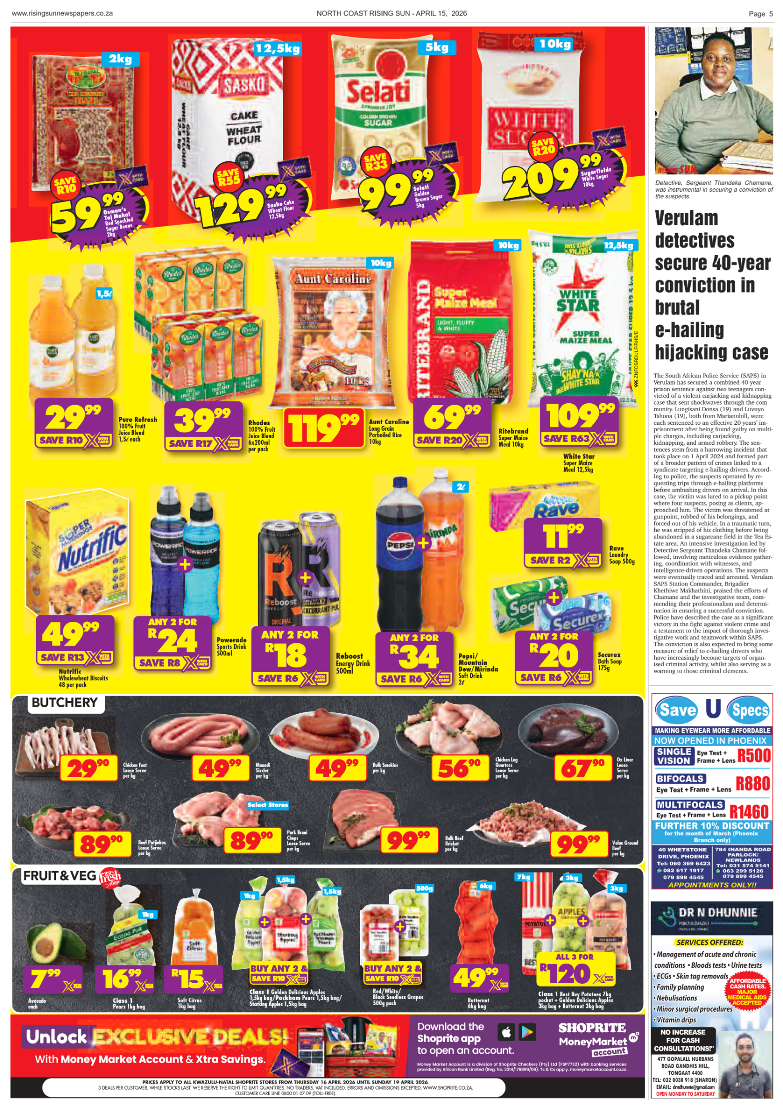 North Coast Rising Sun E-Paper, April 15 page 5
