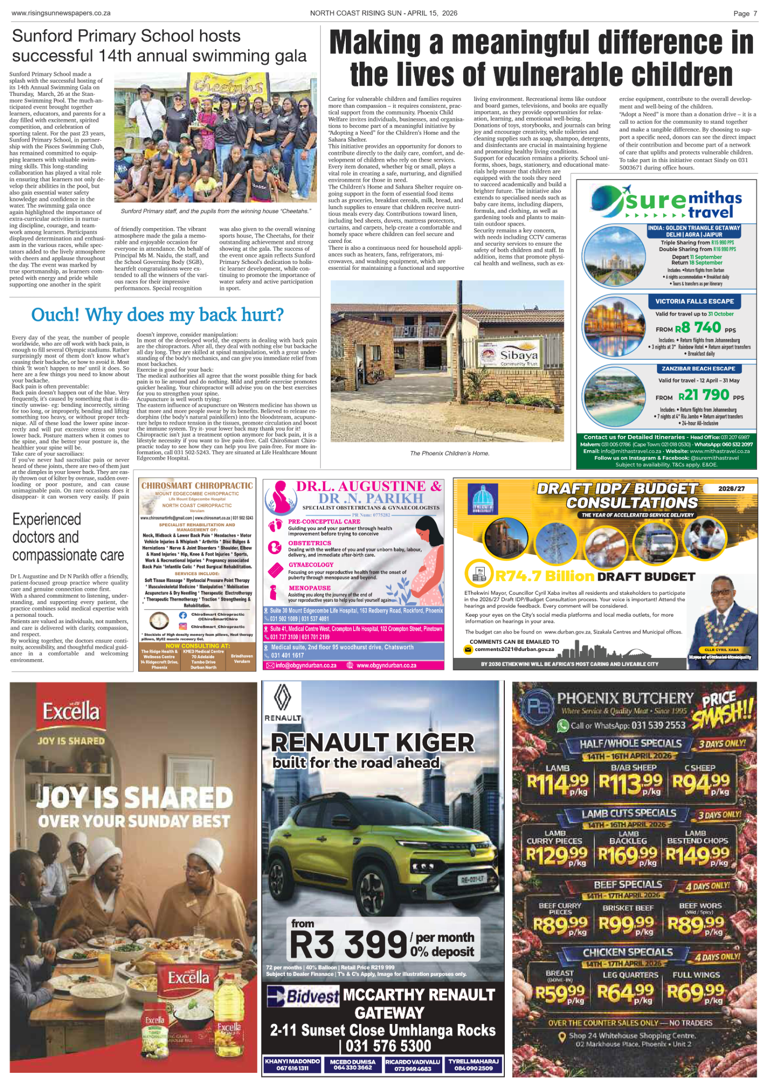 North Coast Rising Sun E-Paper, April 15 page 7