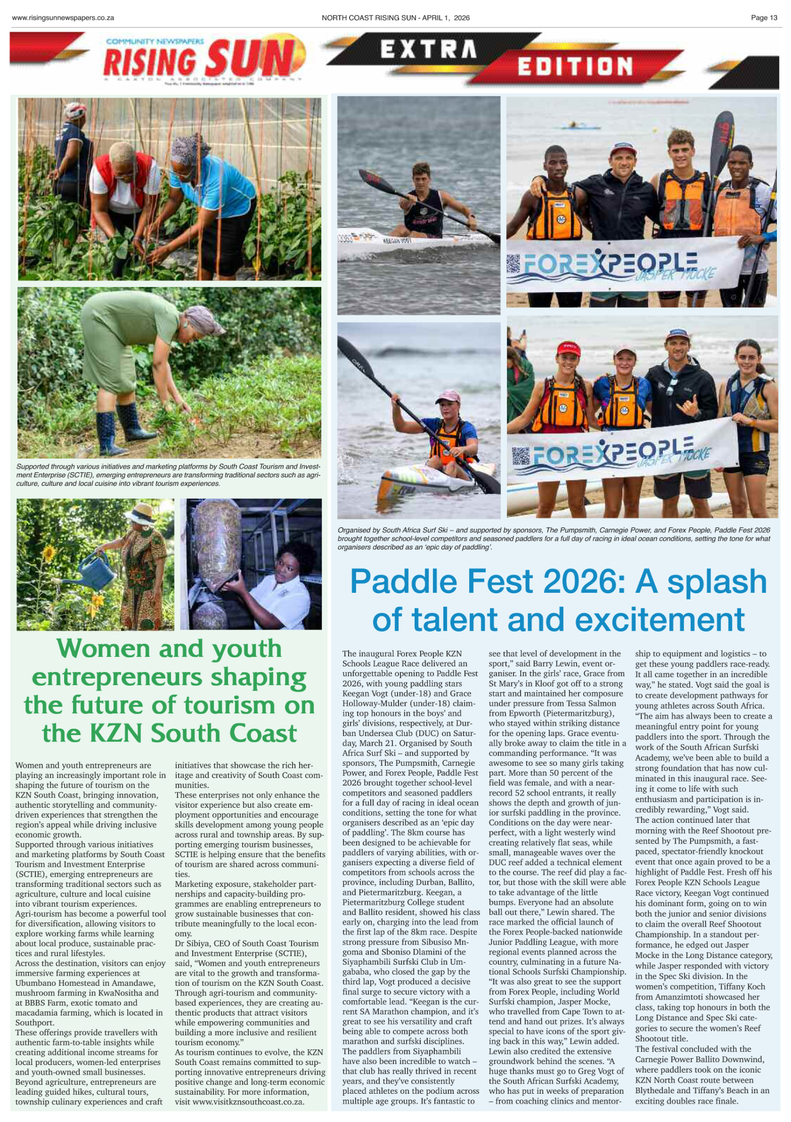 North Coast Rising Sun E-Paper, April 1, 2026 page 13