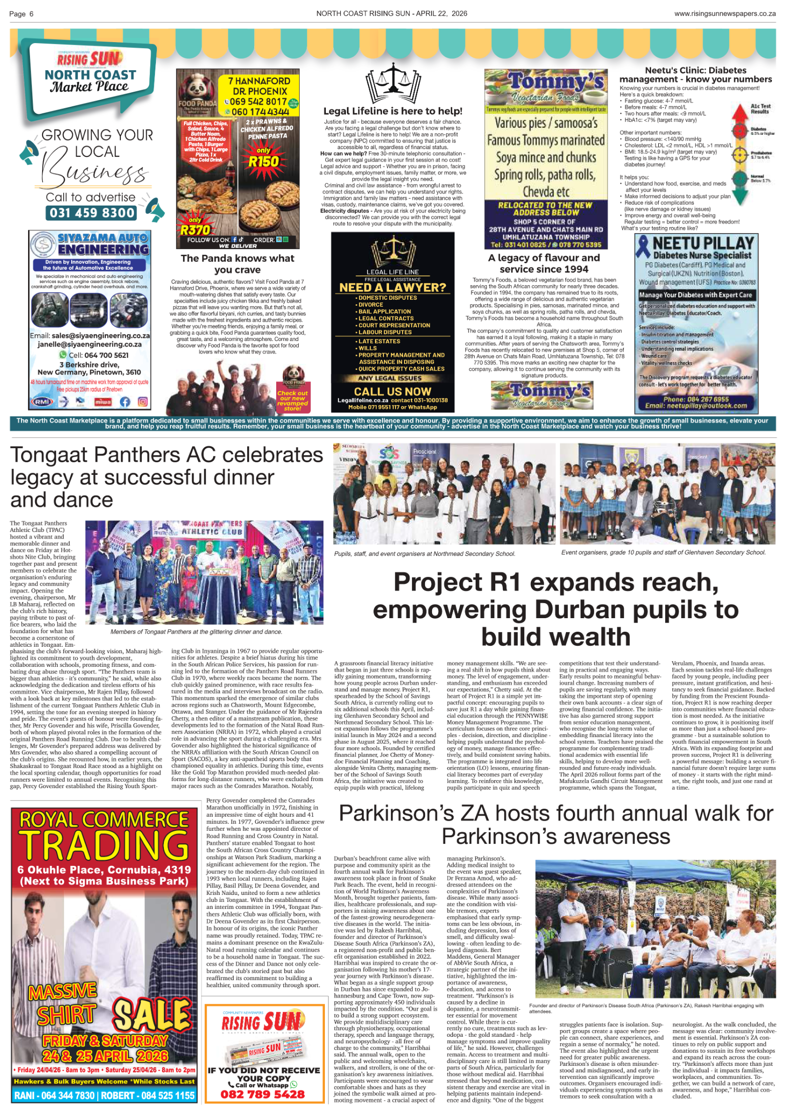 North Coast Rising Sun E-Paper, April 22, 2026 page 10