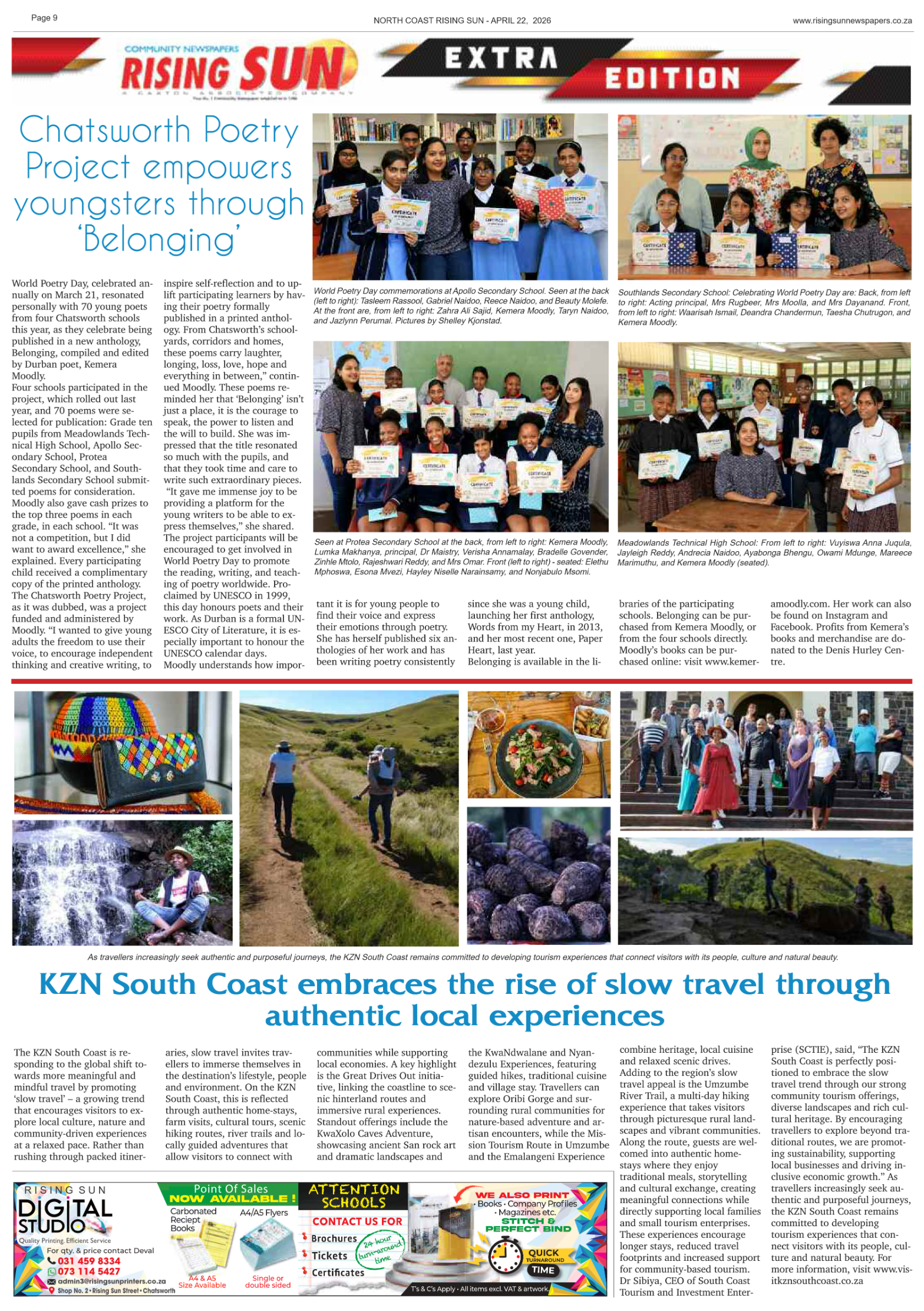 North Coast Rising Sun E-Paper, April 22, 2026 page 13