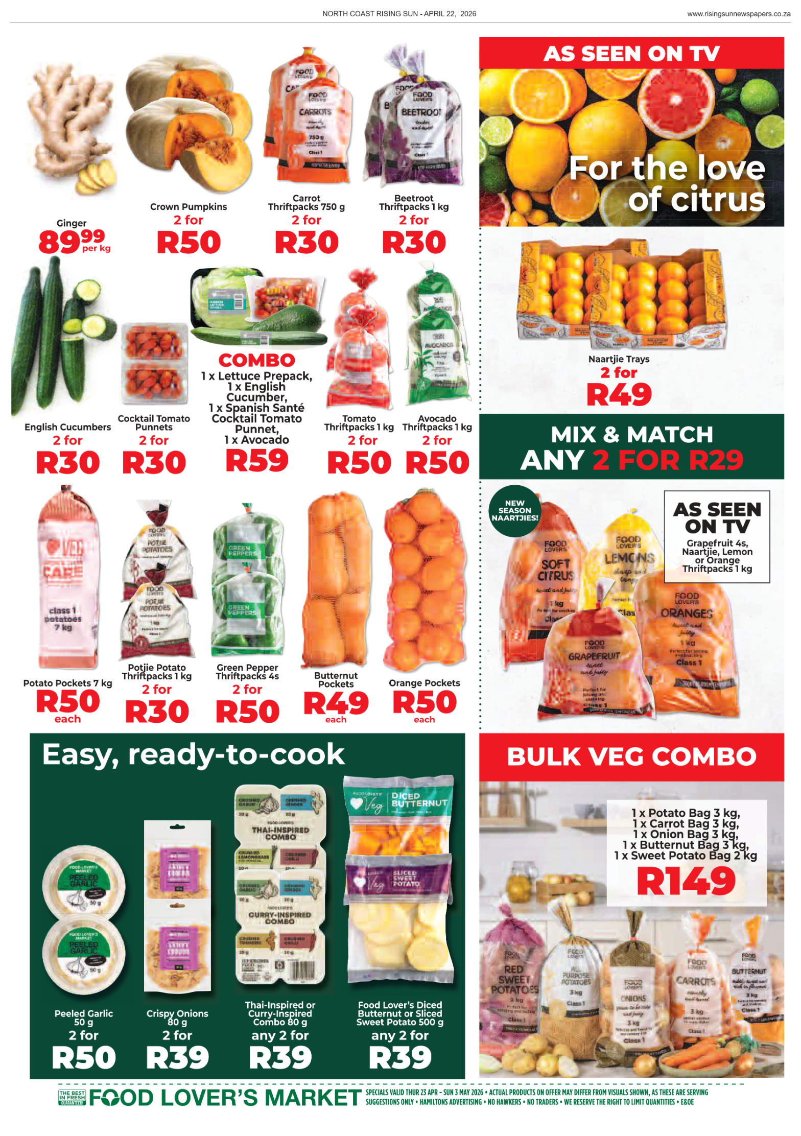 North Coast Rising Sun E-Paper, April 22, 2026 page 2