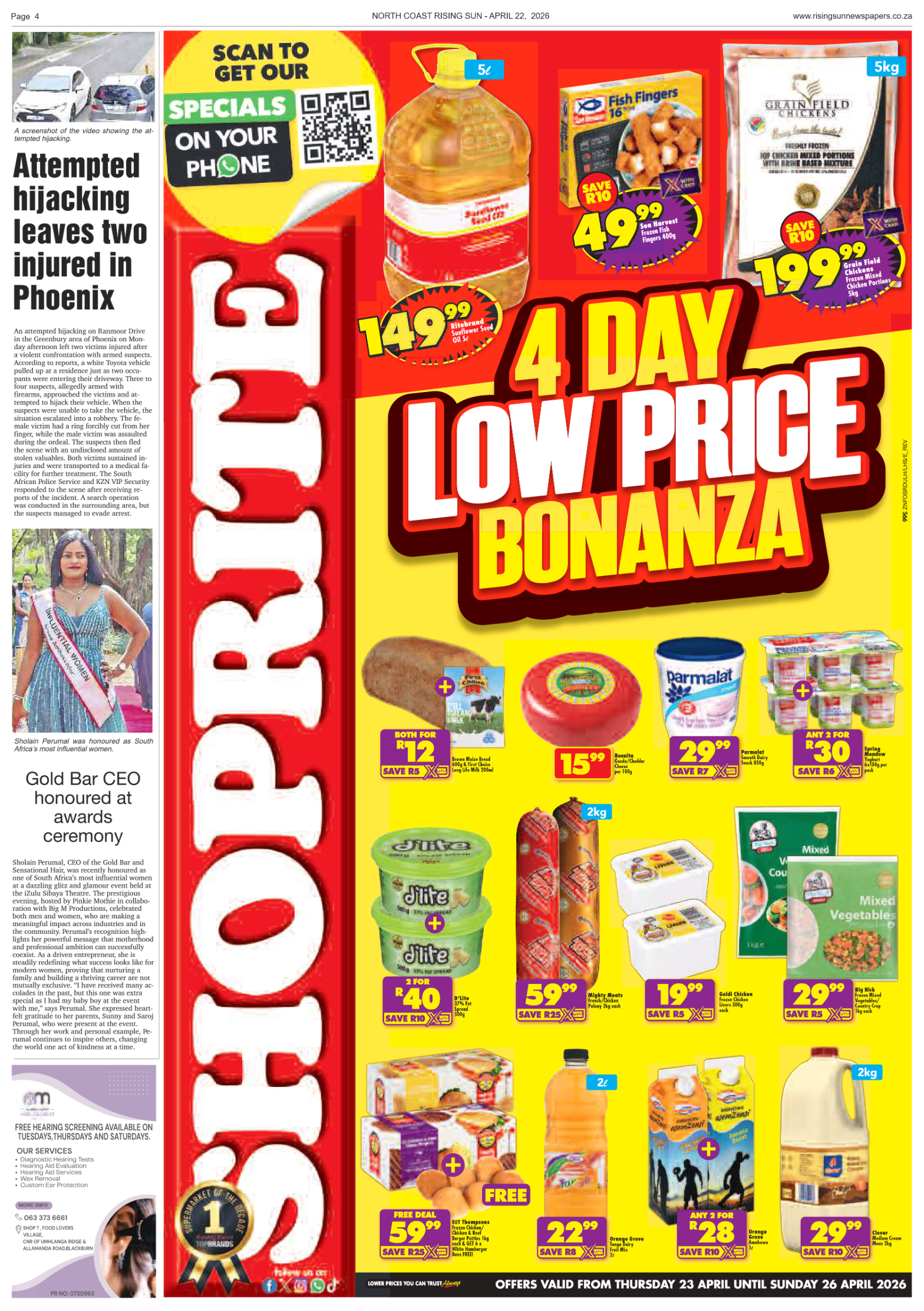 North Coast Rising Sun E-Paper, April 22, 2026 page 8