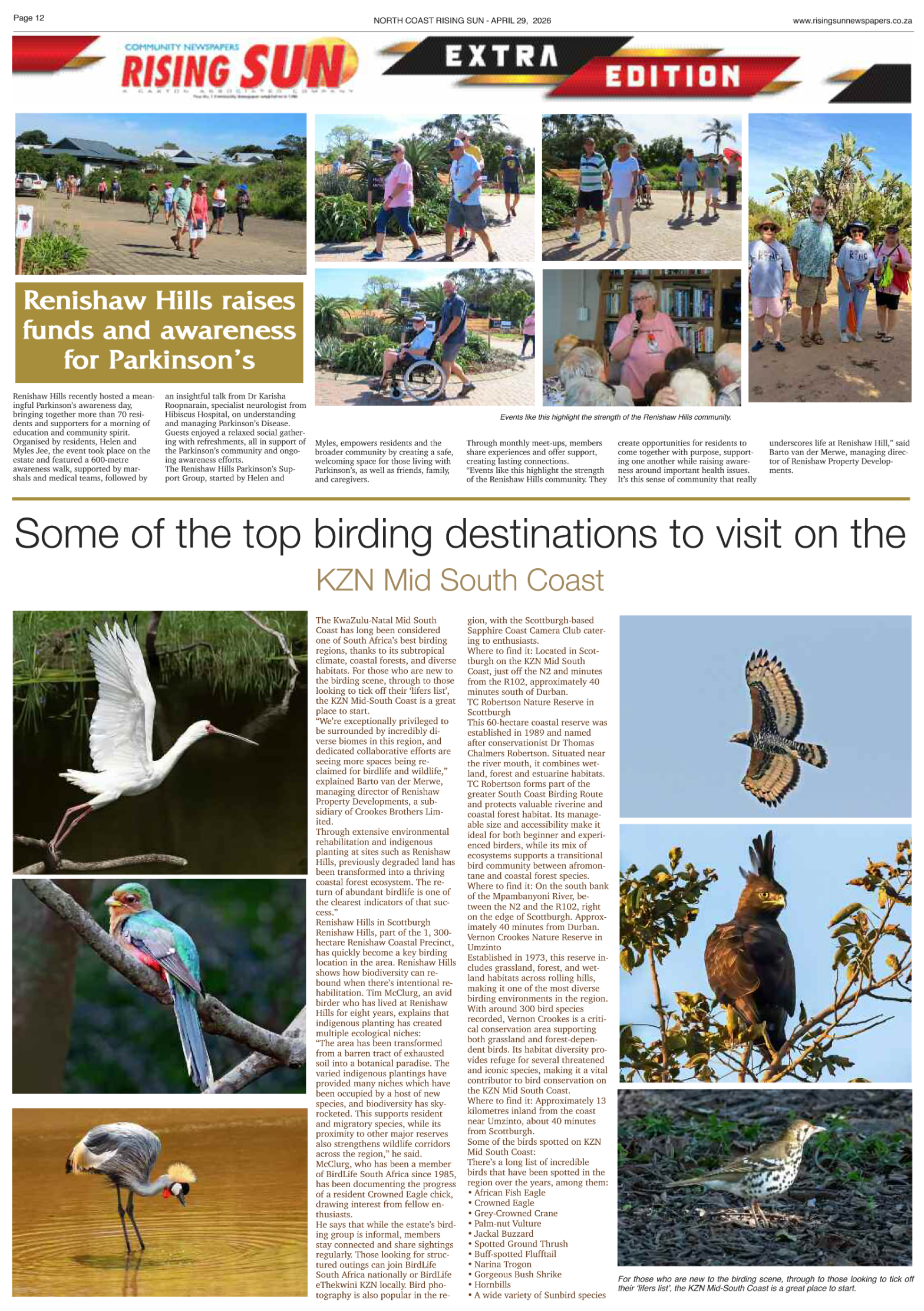 North Coast Rising Sun E-Paper, April 29, 2026 page 12