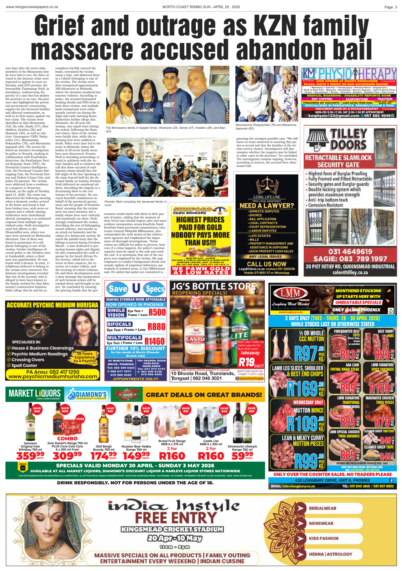 North Coast Rising Sun E-Paper, April 29, 2026 page 3