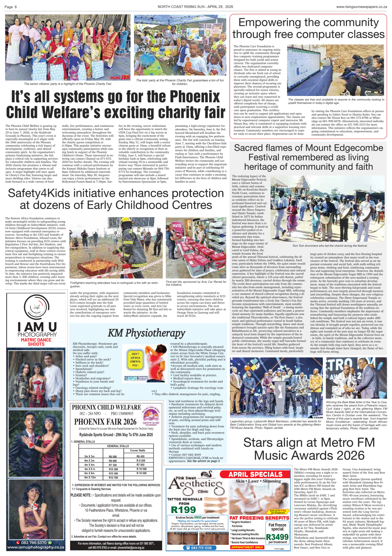 North Coast Rising Sun E-Paper, April 29, 2026 page 8