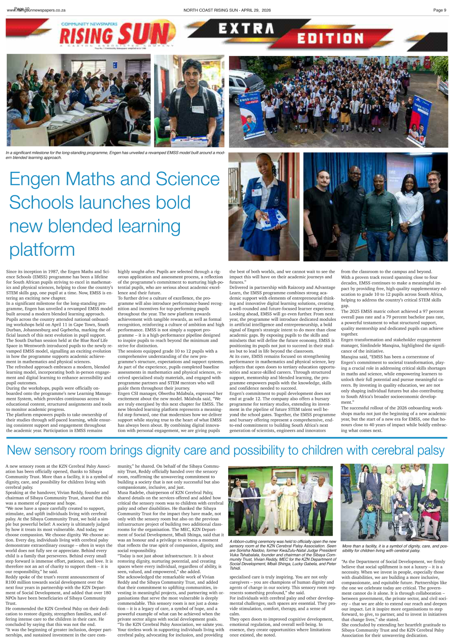 North Coast Rising Sun E-Paper, April 29, 2026 page 9
