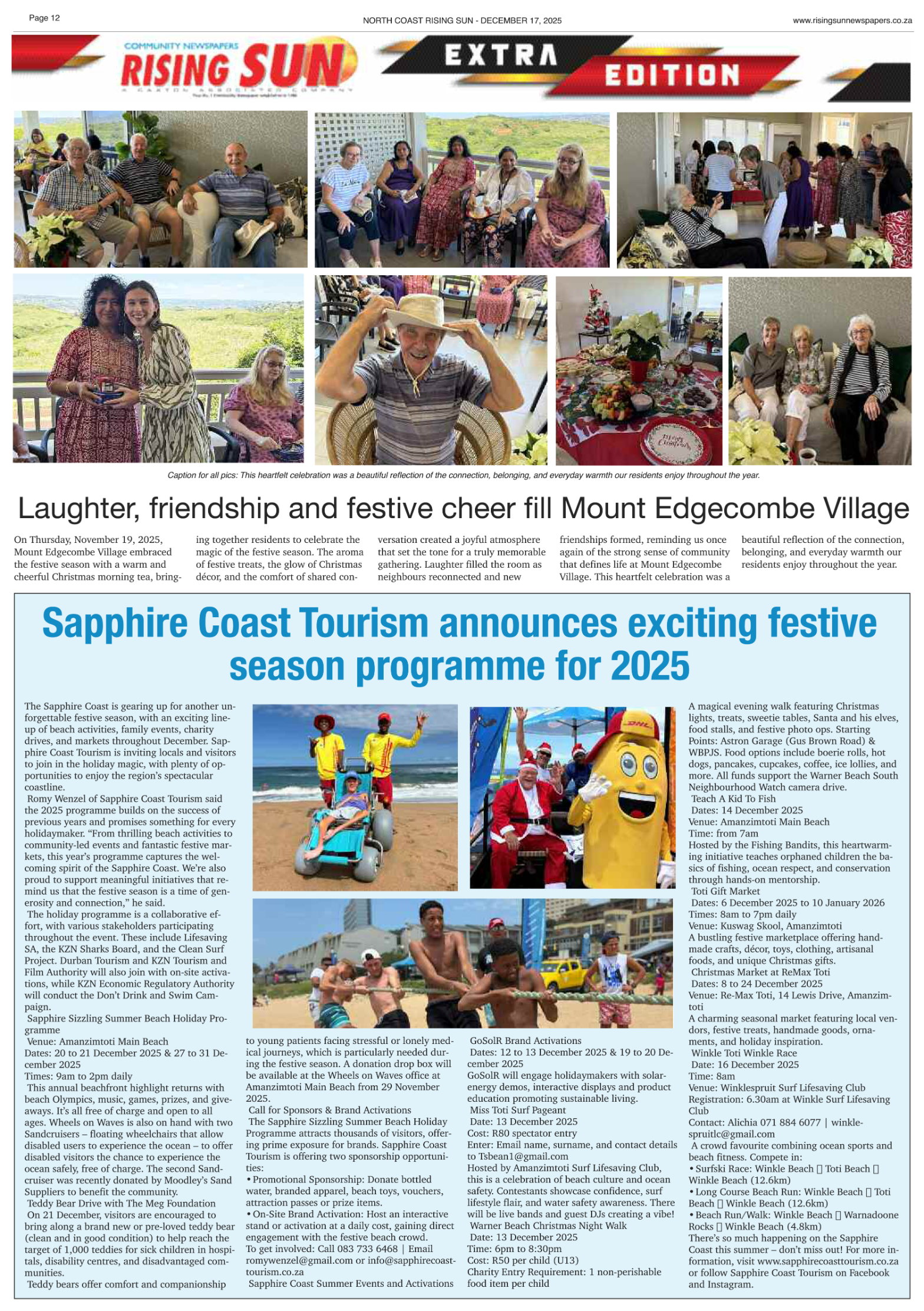North Coast Rising Sun E-Paper, December 17, 2025 page 14