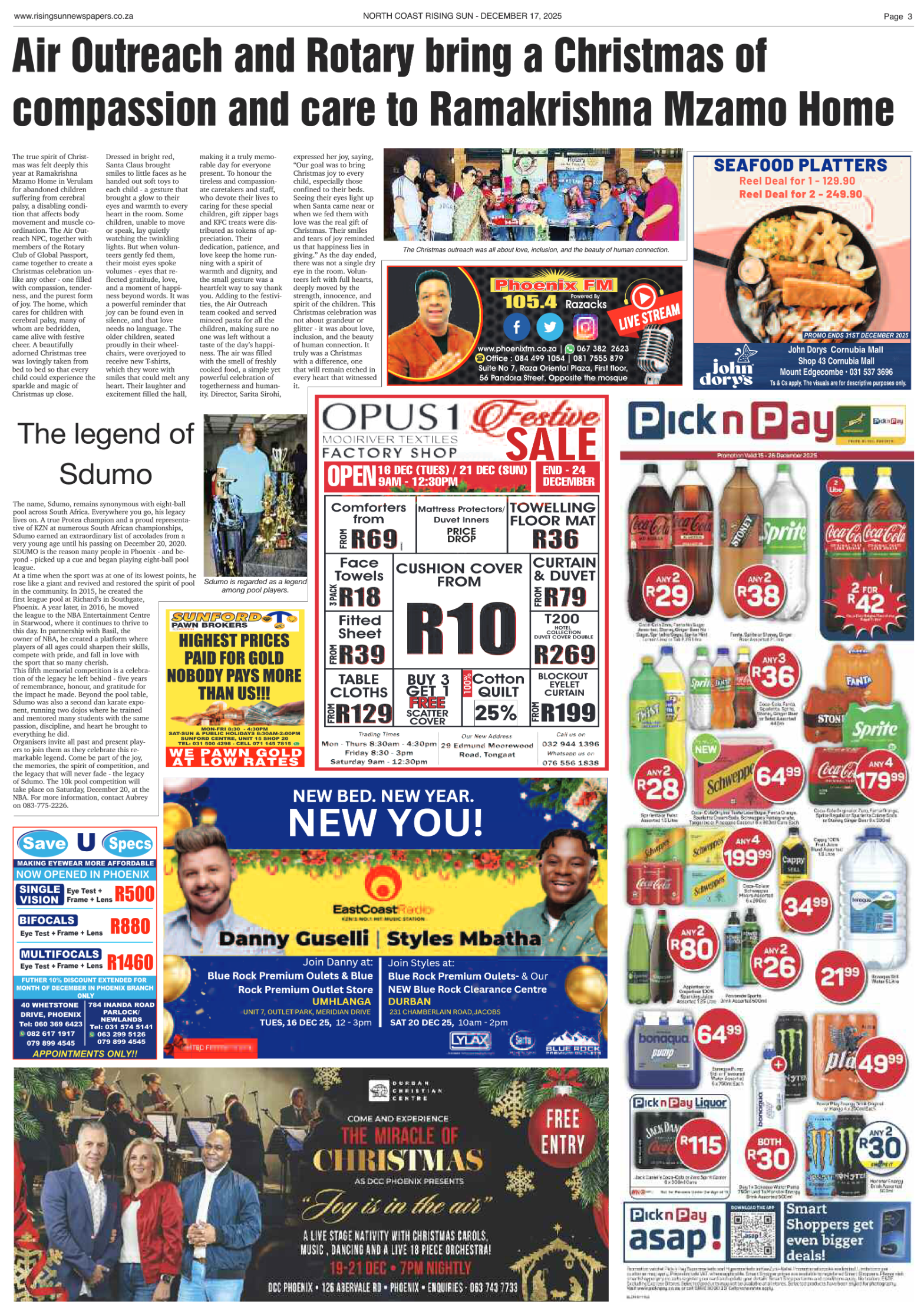 North Coast Rising Sun E-Paper, December 17, 2025 page 5
