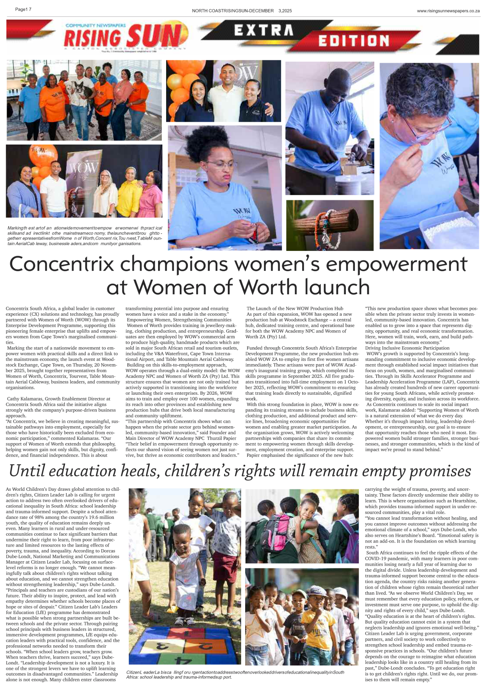 North Coast Rising Sun E-Paper, December 3, 2025 page 19