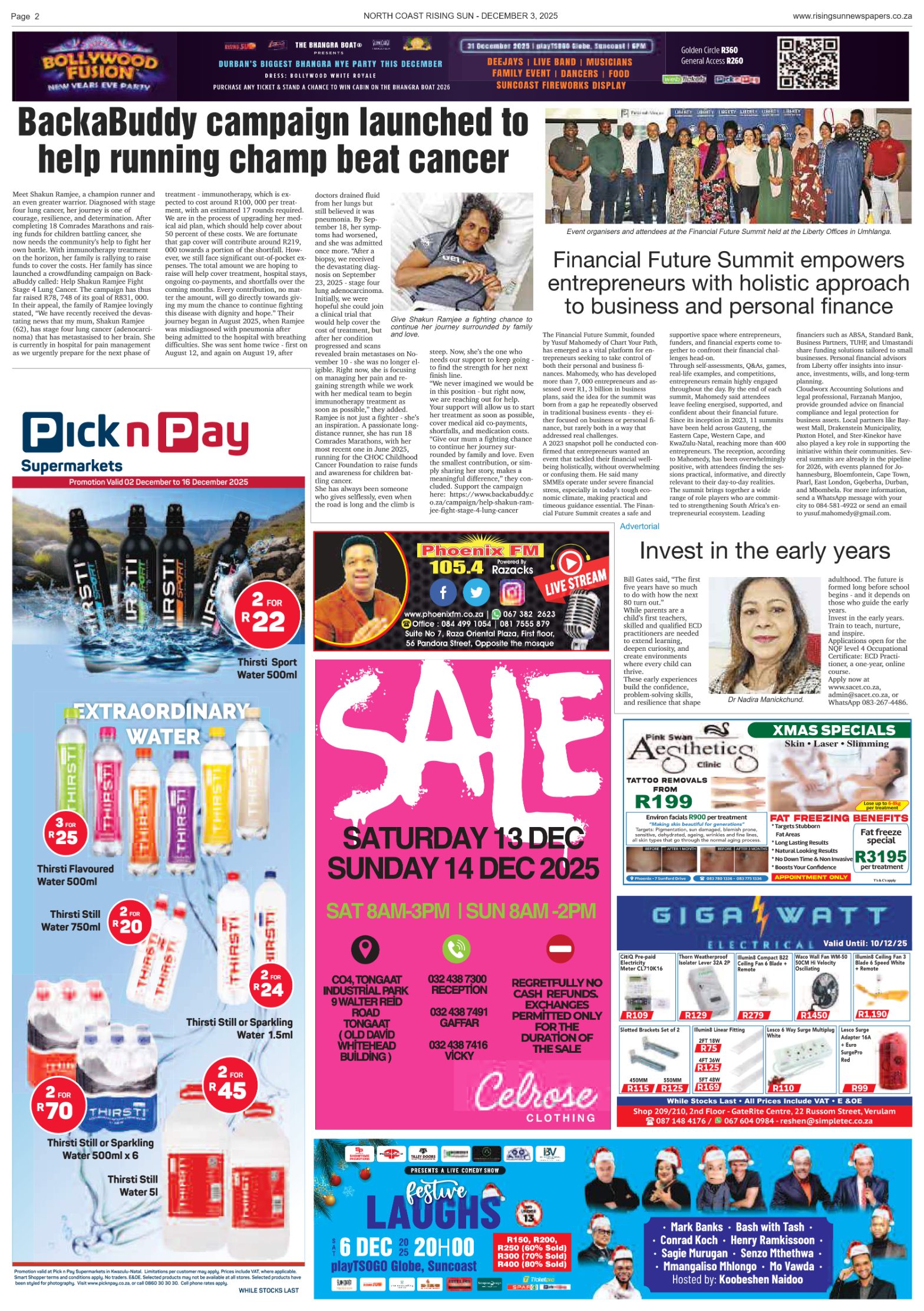 North Coast Rising Sun E-Paper, December 3, 2025 page 4