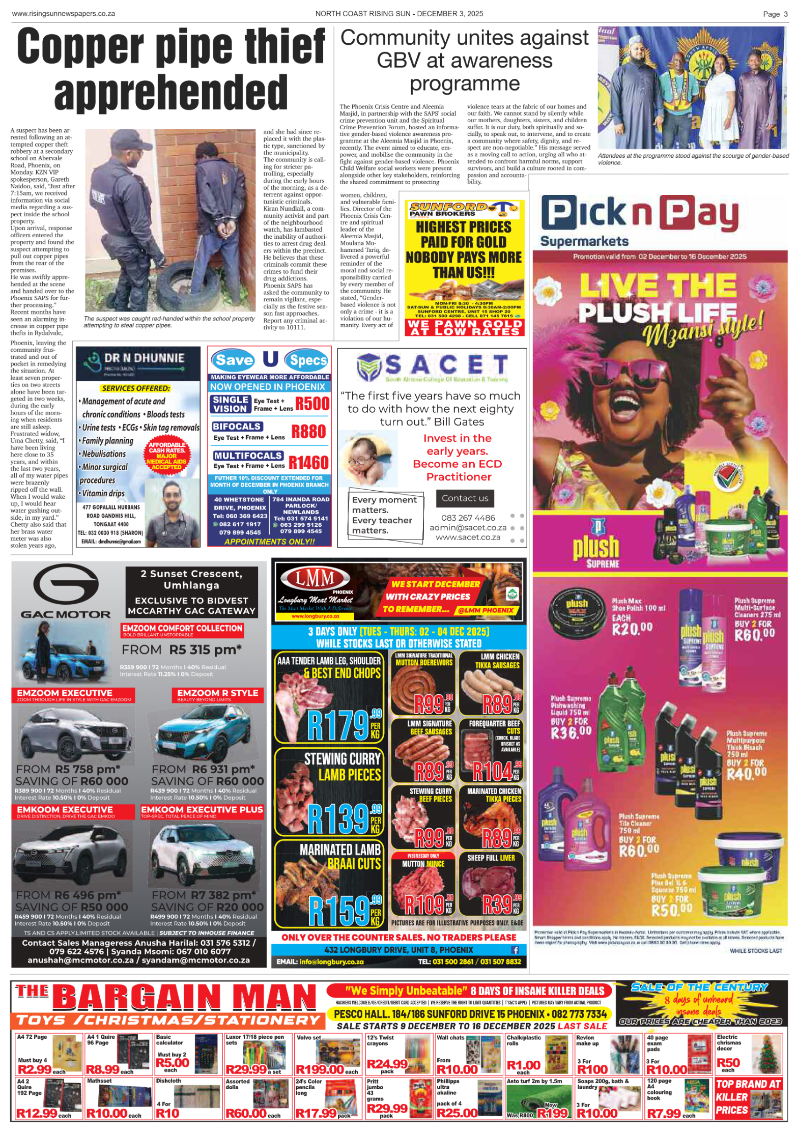 North Coast Rising Sun E-Paper, December 3, 2025 page 5
