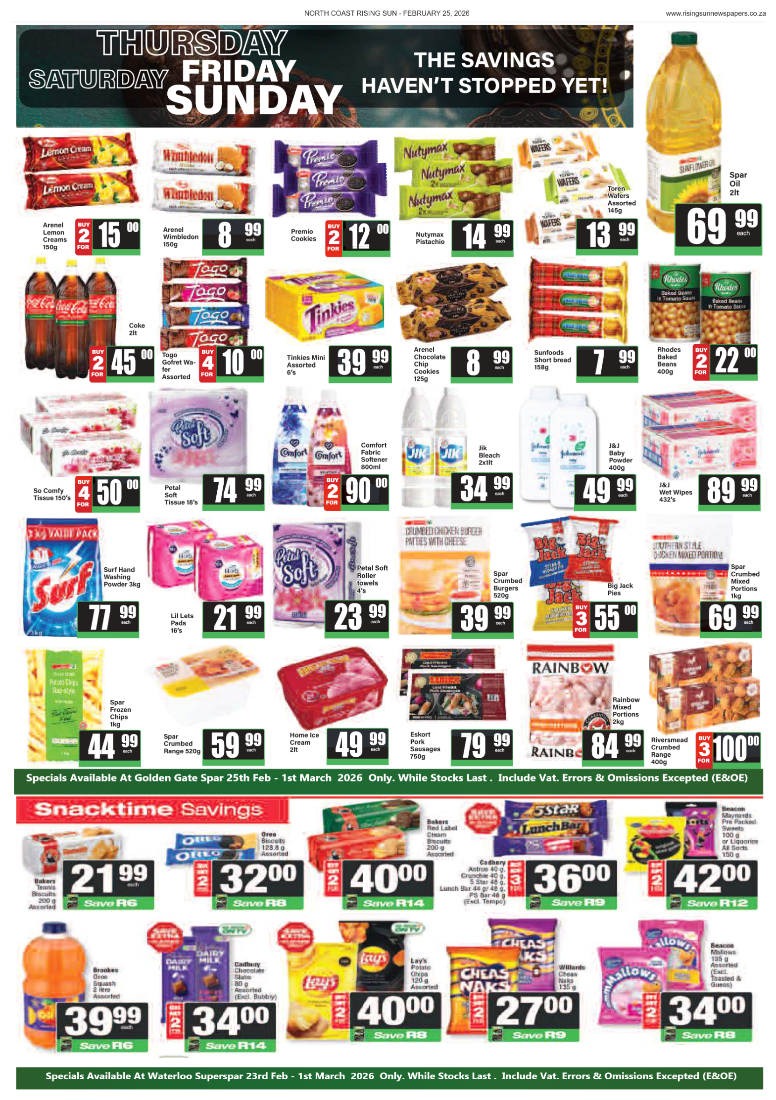 North Coast Rising Sun E-Paper, February 25, 2026 page 2