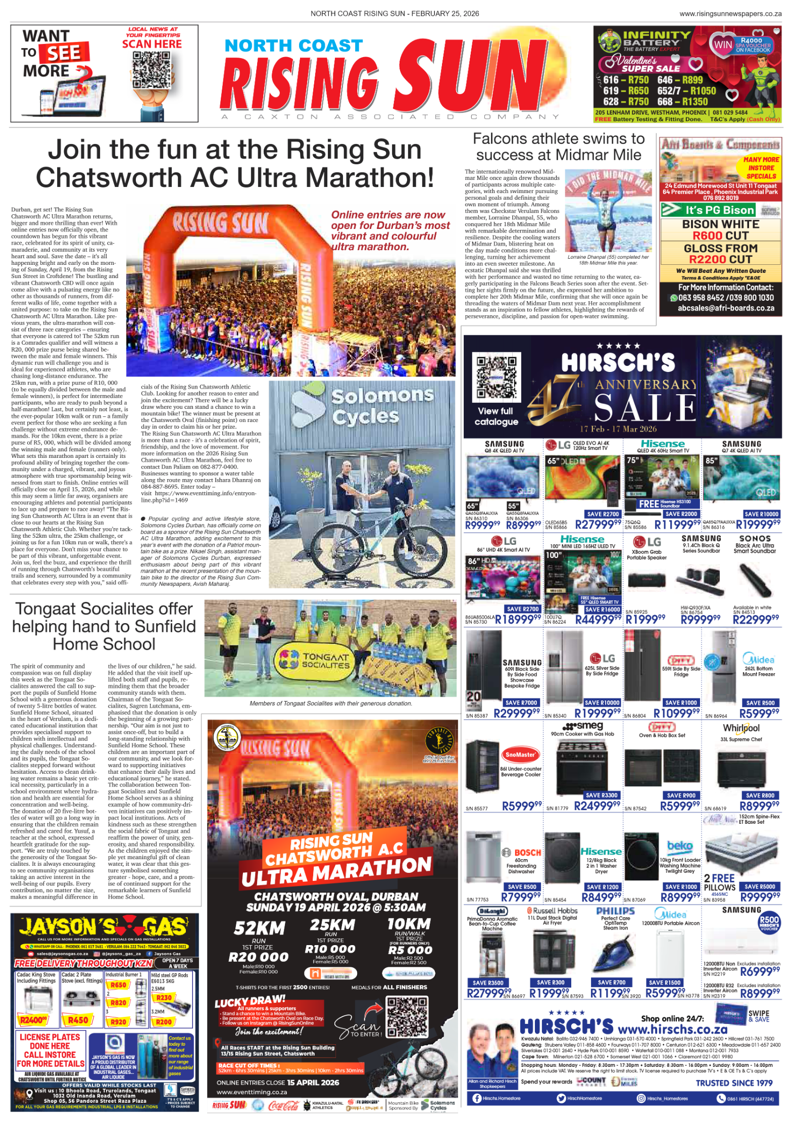 North Coast Rising Sun E-Paper, February 25, 2026 page 21