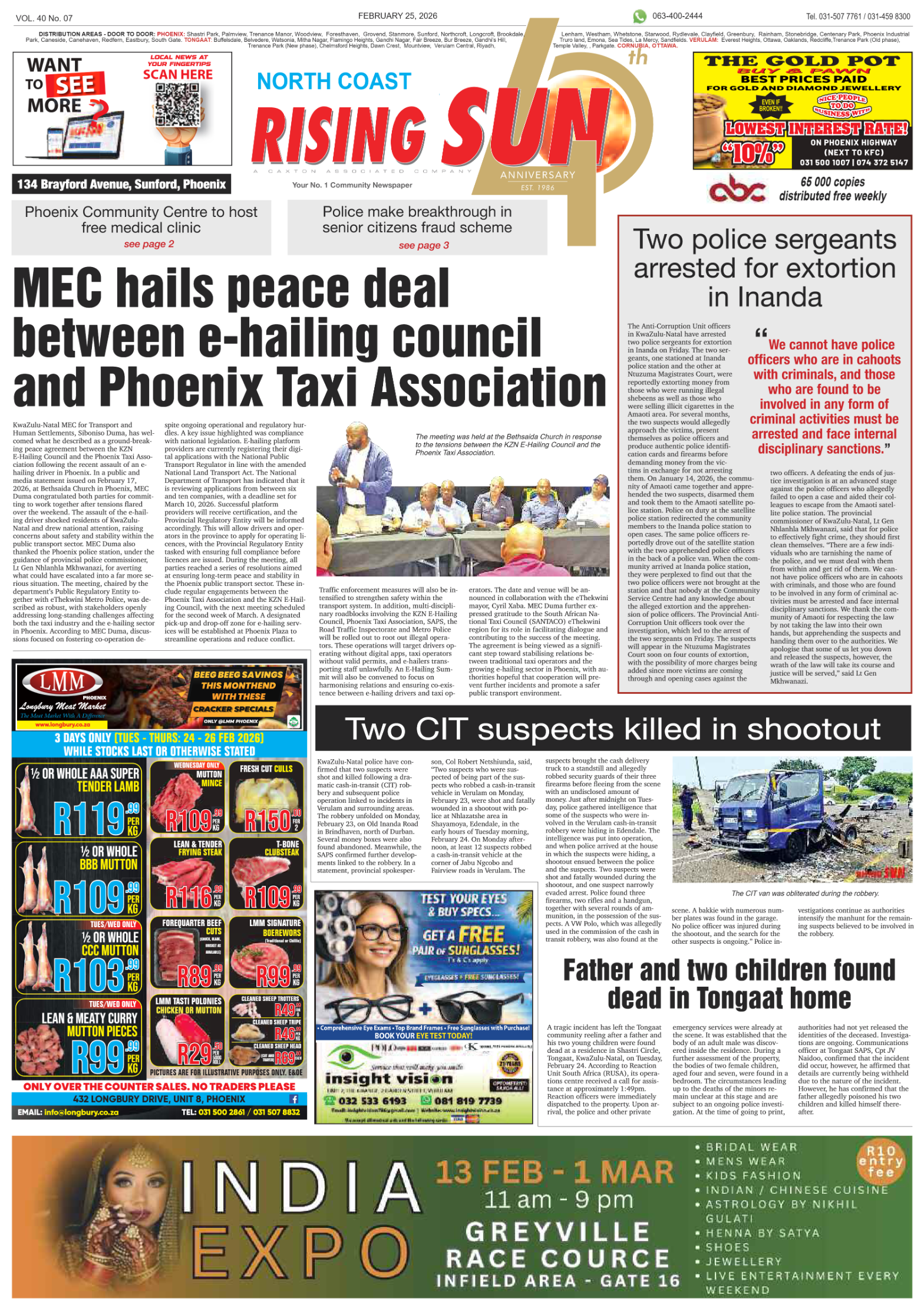 North Coast Rising Sun E-Paper, February 25, 2026 page 7