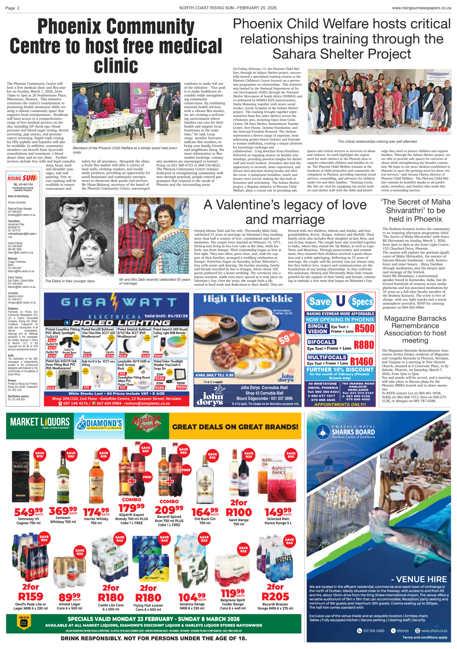 North Coast Rising Sun E-Paper, February 25, 2026 page 8