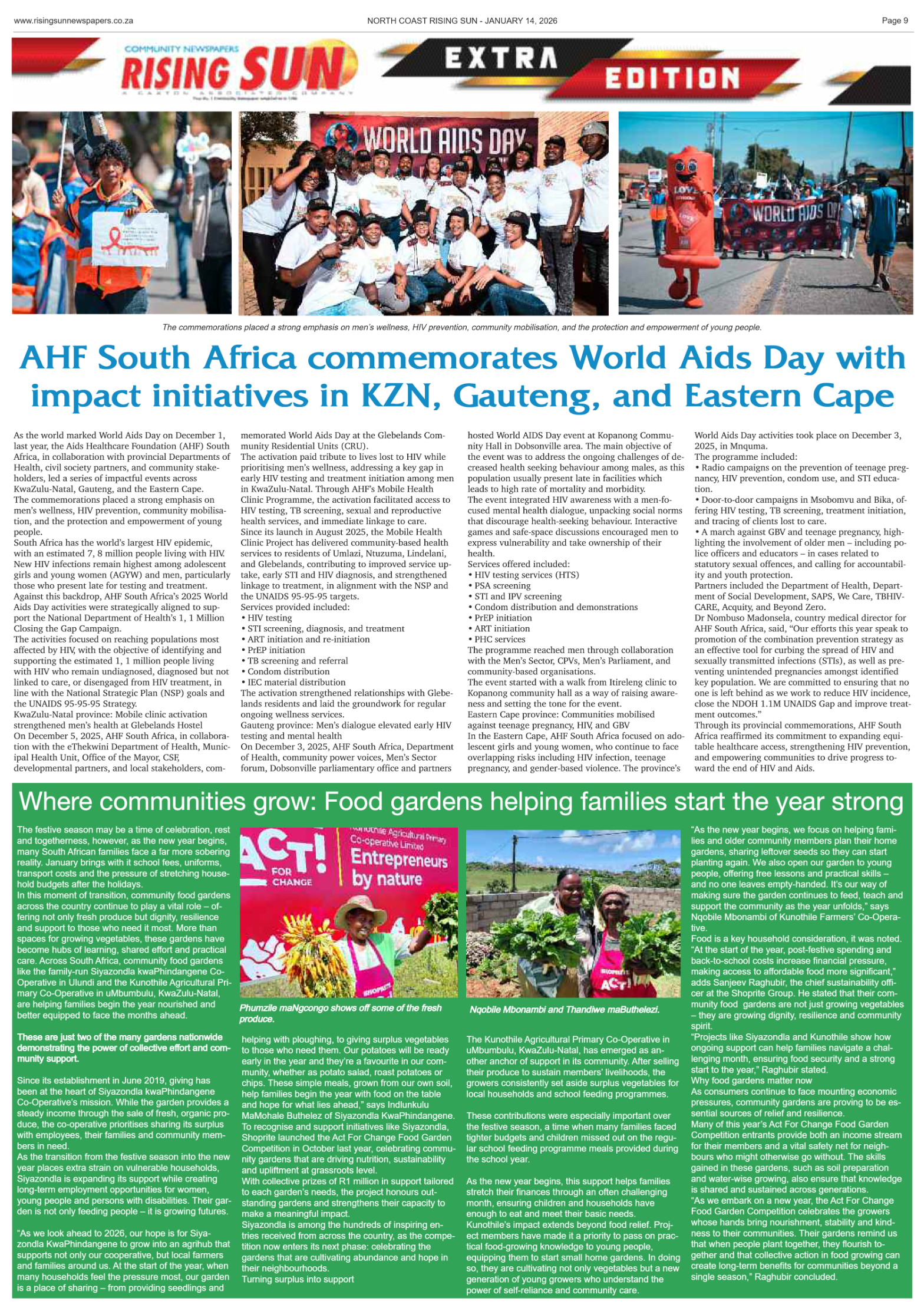 North Coast Rising Sun E-Paper, January 14, 2026 page 11