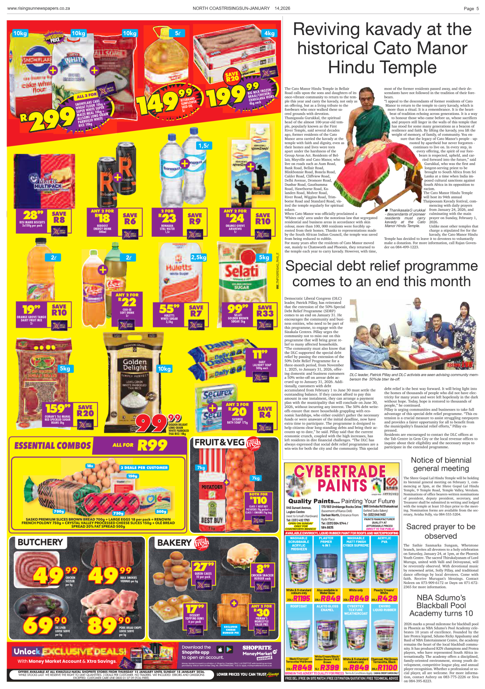 North Coast Rising Sun E-Paper, January 14, 2026 page 7