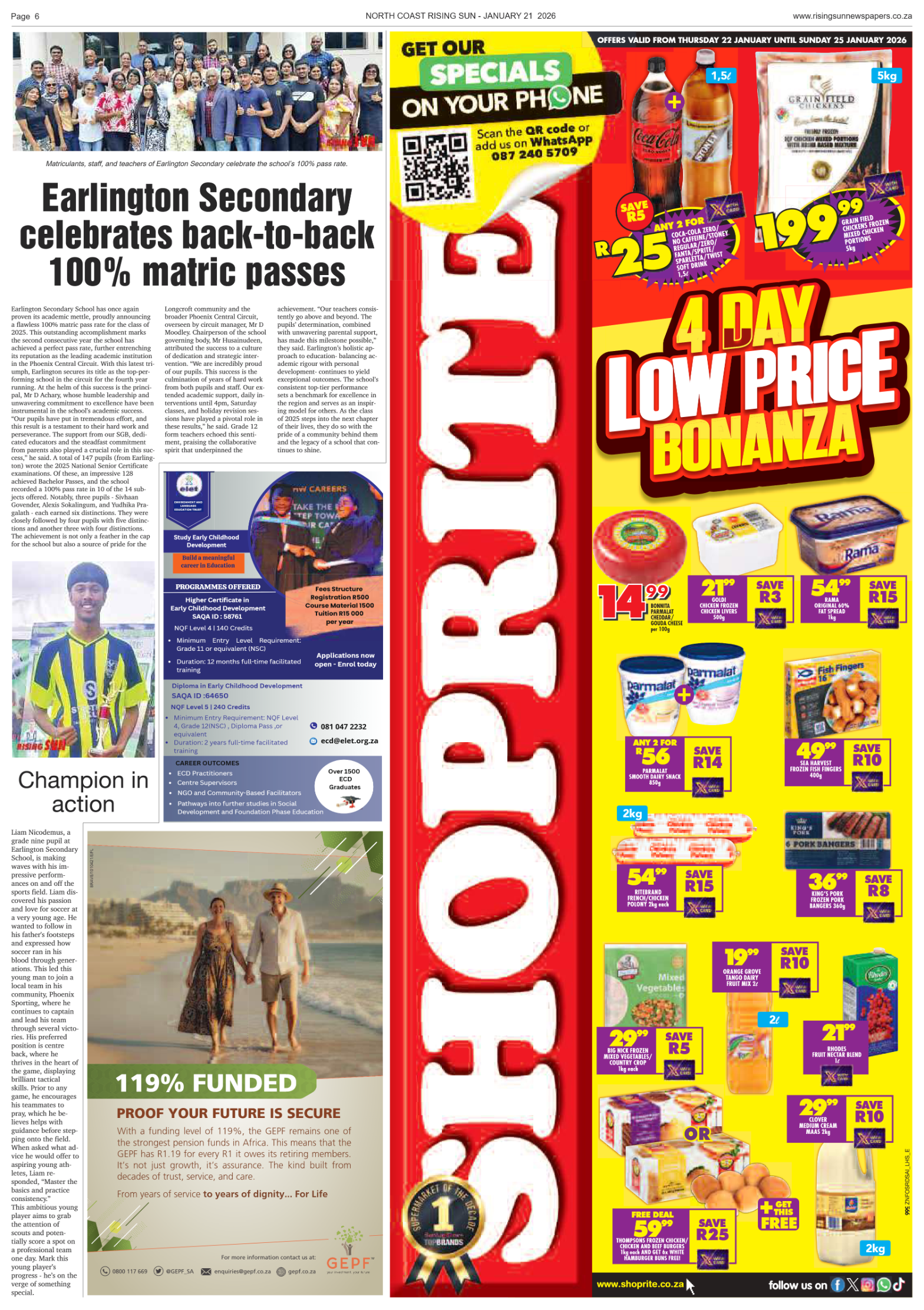 North Coast Rising Sun E-Paper, January 21, 2026 page 12