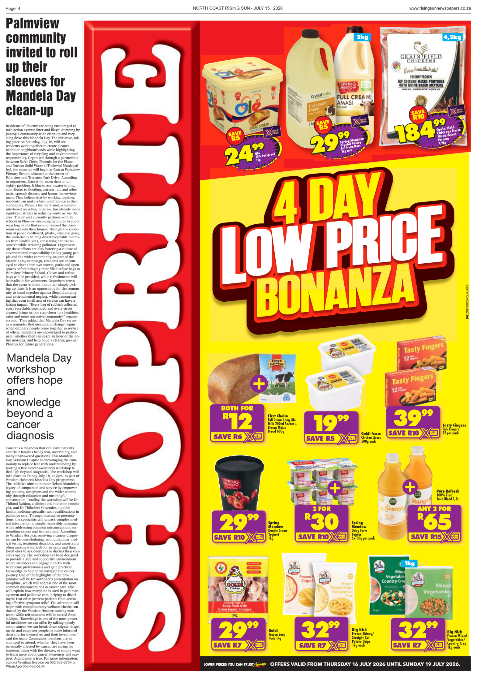 North Coast Rising Sun E-Paper, July 15, 2026 page 4