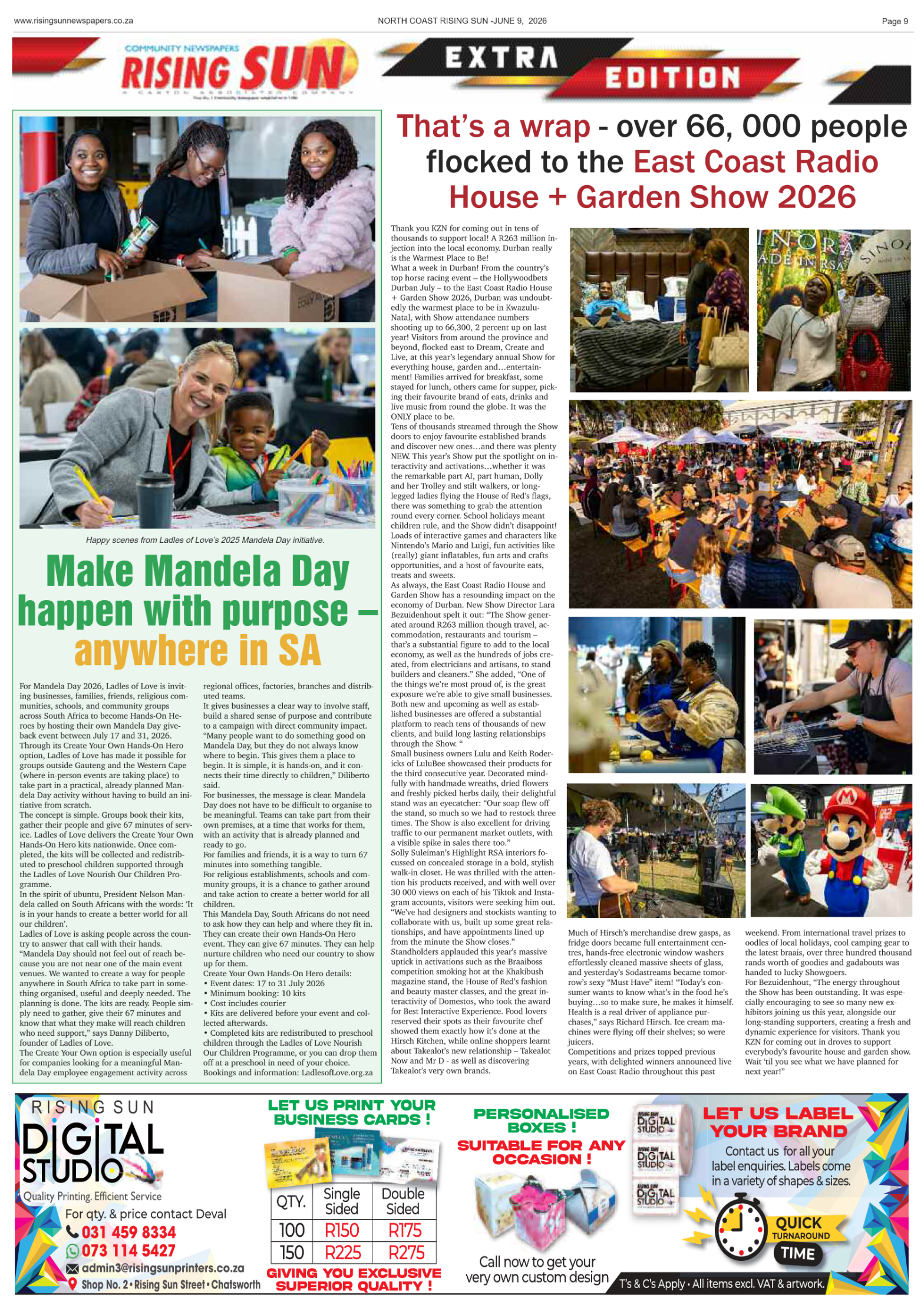 North Coast Rising Sun E-Paper, July 15, 2026 page 9