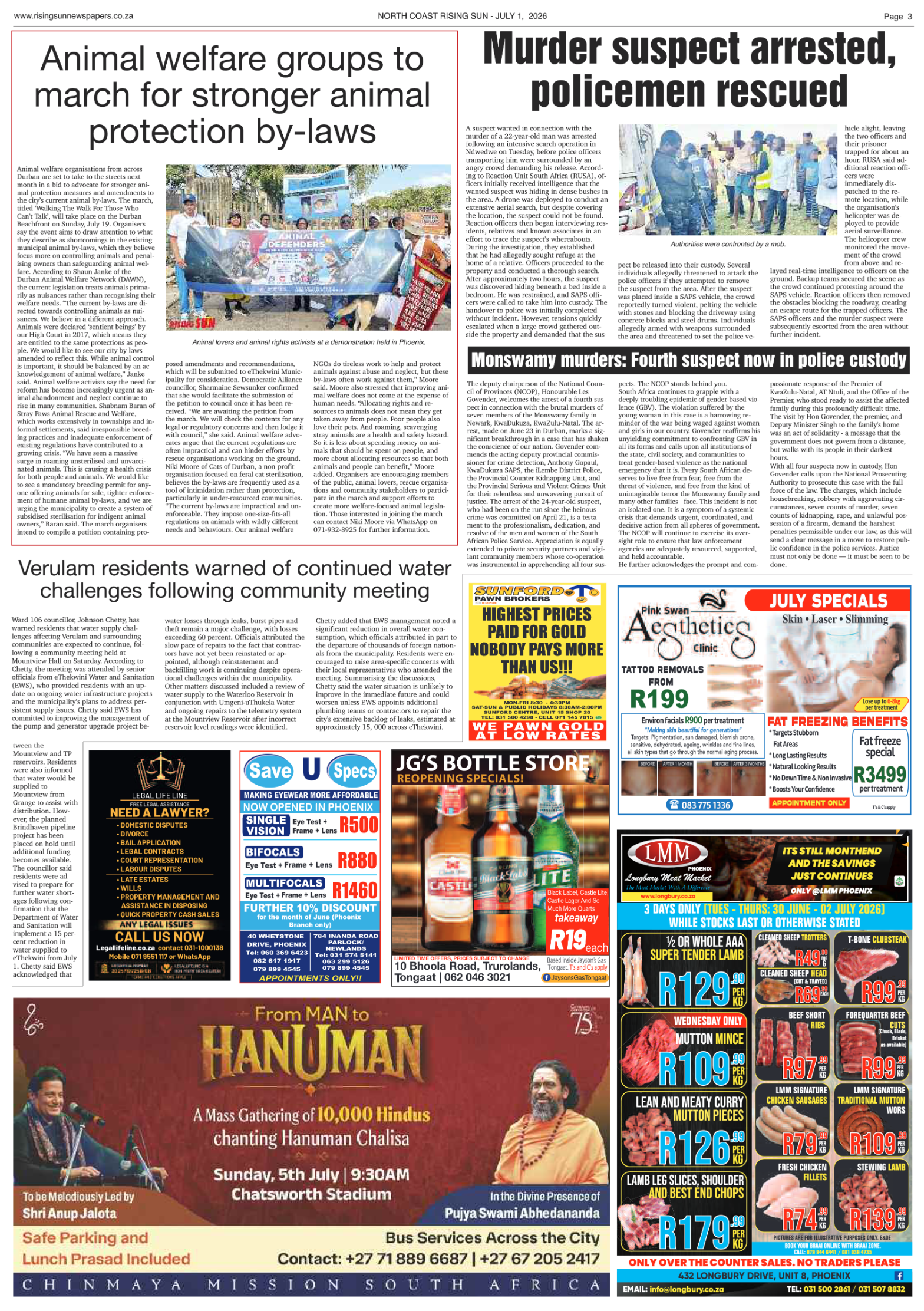 North Coast Rising Sun E-Paper, July 1, 2026 page 3