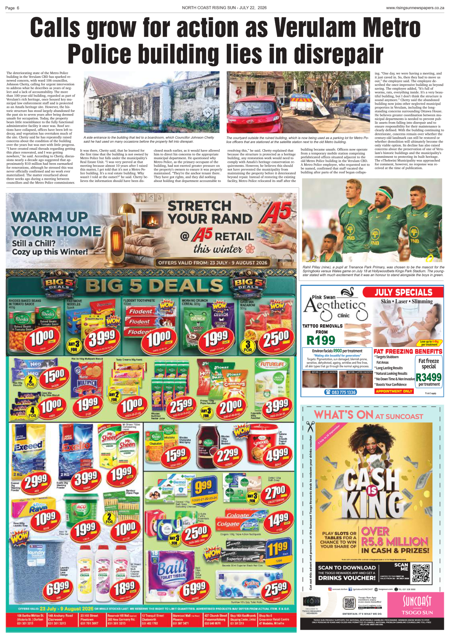 North Coast Rising Sun E-Paper, July 22, 2026 page 10