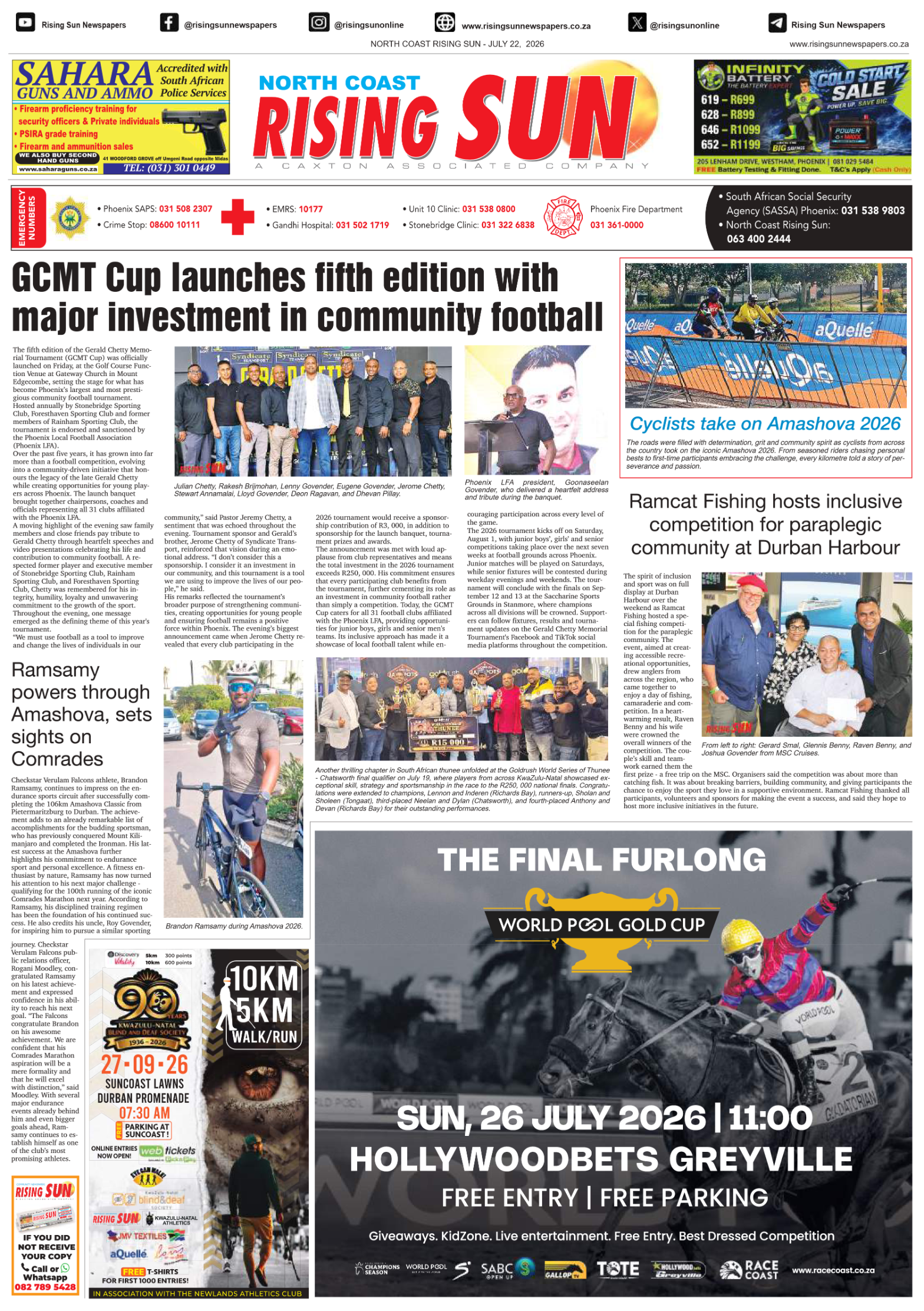 North Coast Rising Sun E-Paper, July 22, 2026 page 16