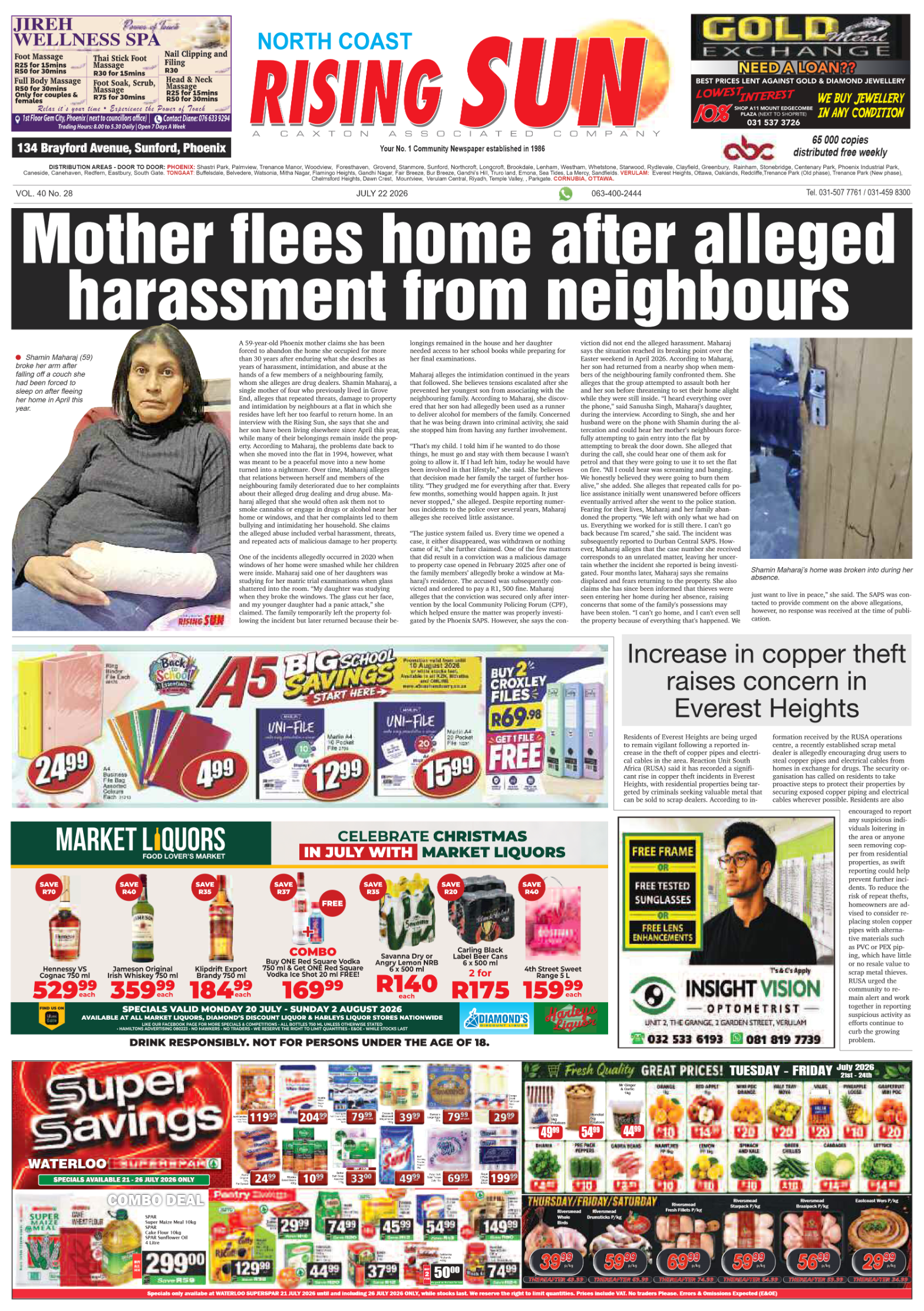 North Coast Rising Sun E-Paper, July 22, 2026 page 5