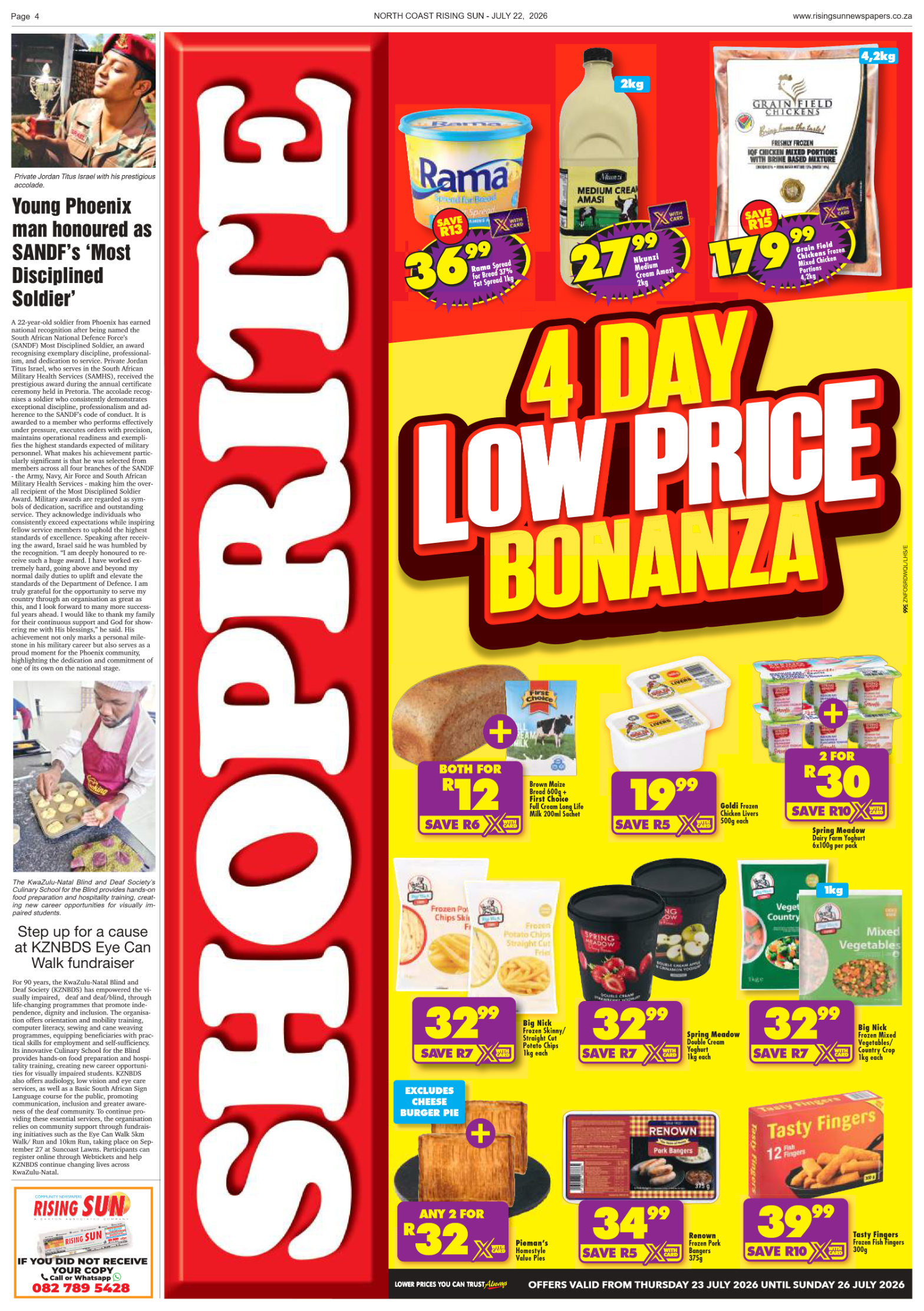 North Coast Rising Sun E-Paper, July 22, 2026 page 8