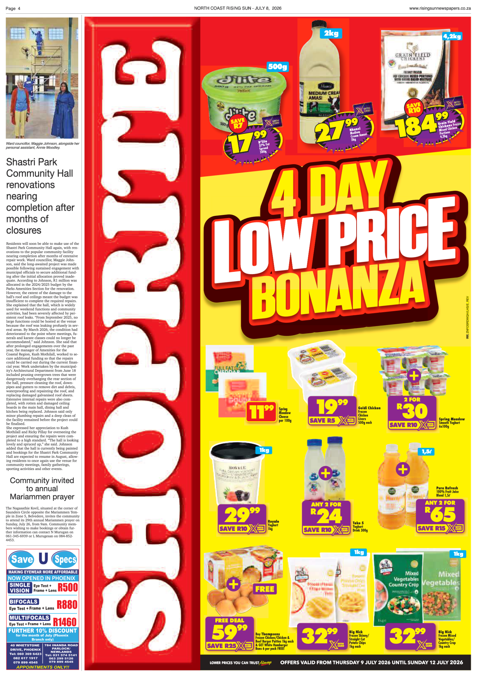 North Coast Rising Sun E-Paper, July 8, 2026 page 4