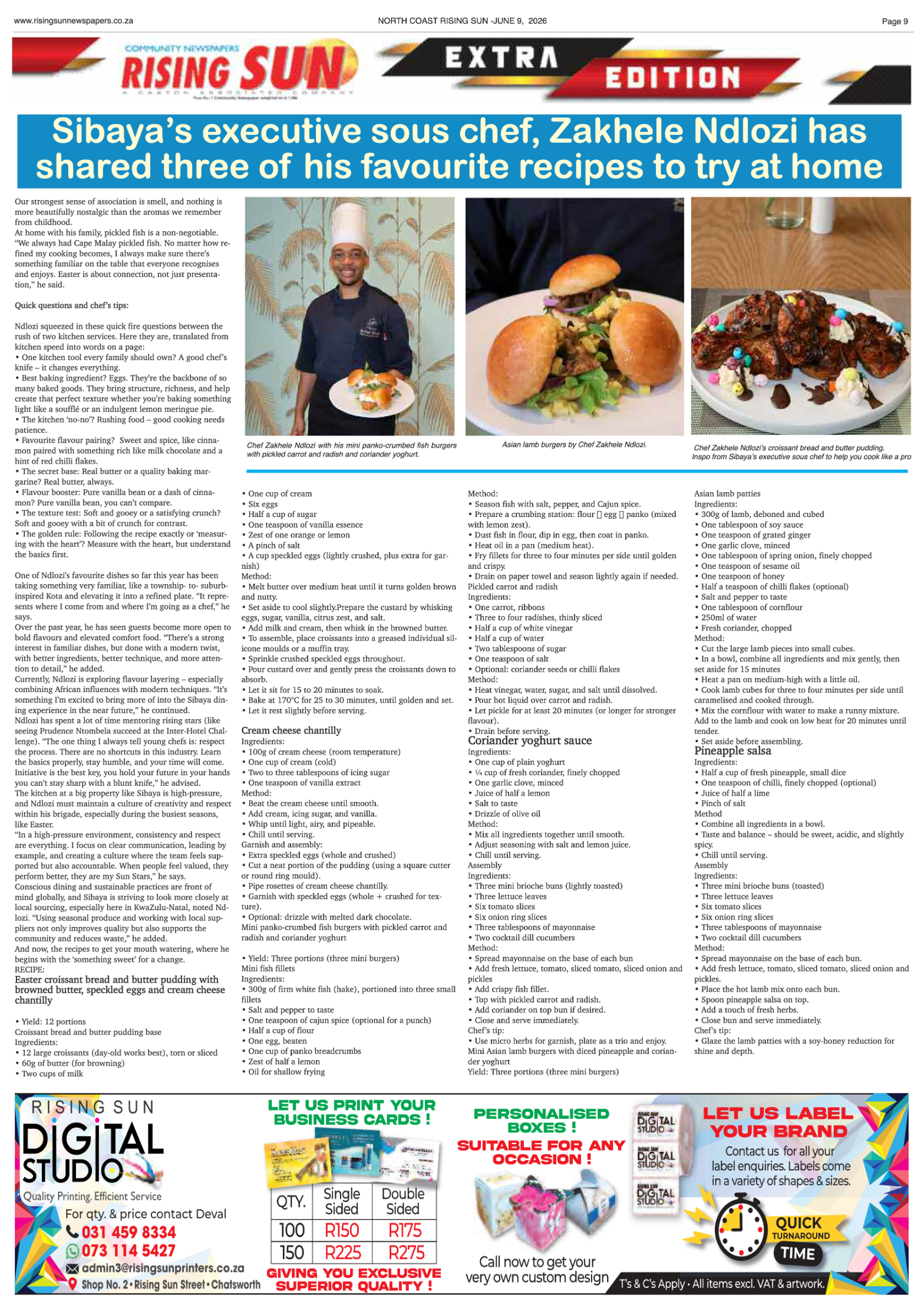 North Coast Rising Sun E-Paper, July 8, 2026 page 9
