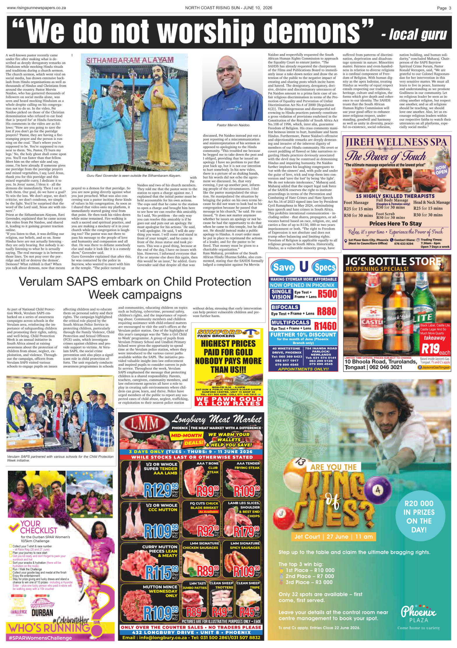 North Coast Rising Sun E-Paper, June 10, 2026 page 3