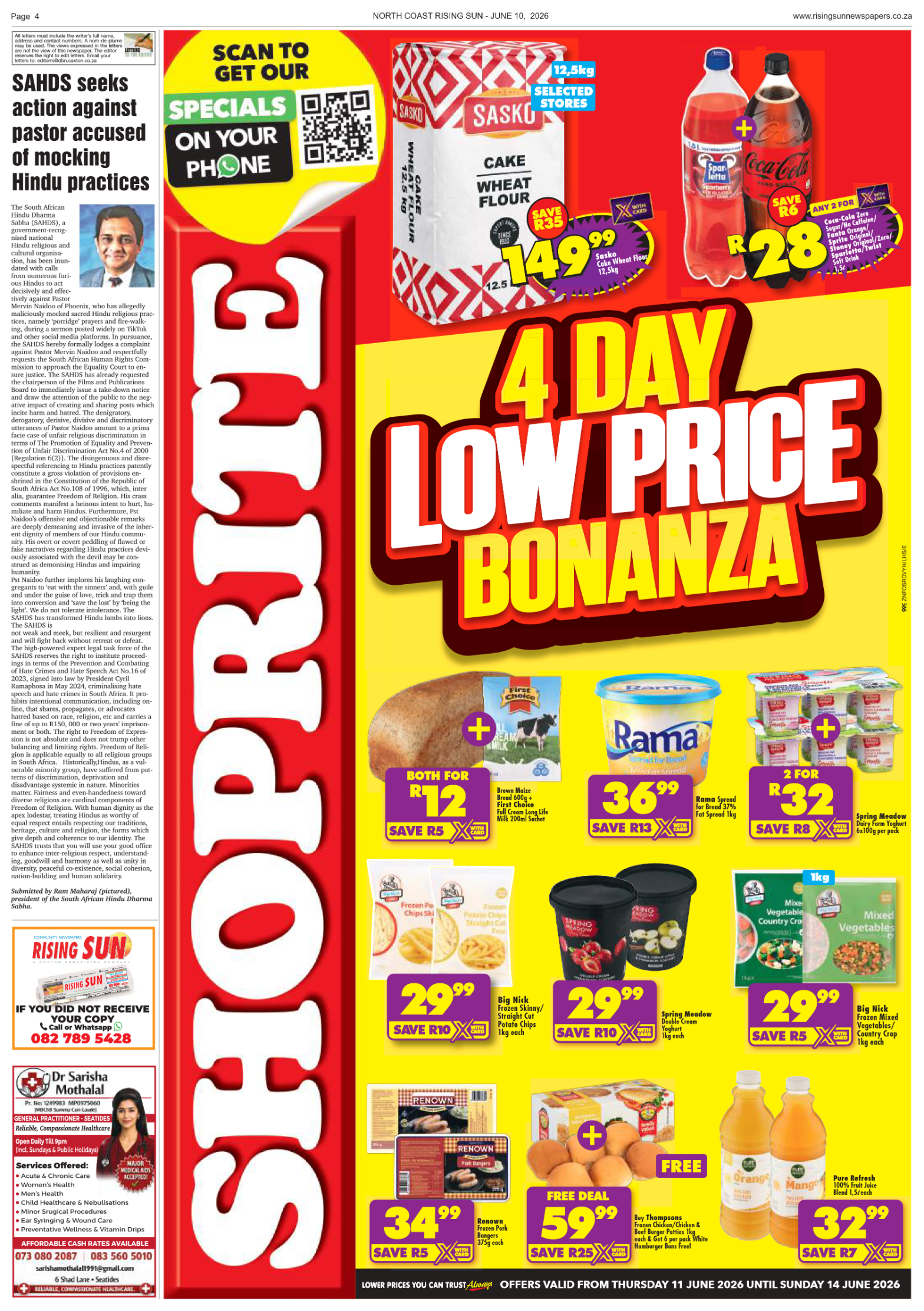 North Coast Rising Sun E-Paper, June 10, 2026 page 4