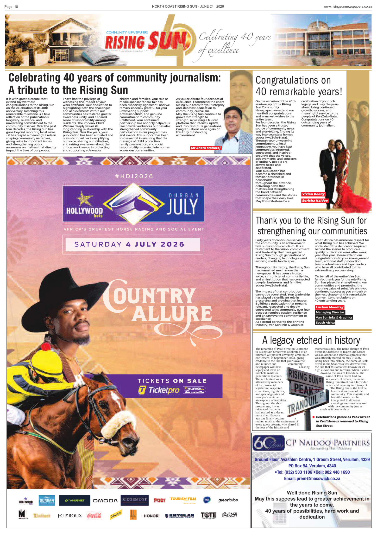 North Coast Rising Sun E-Paper, June 24, 2026 page 13