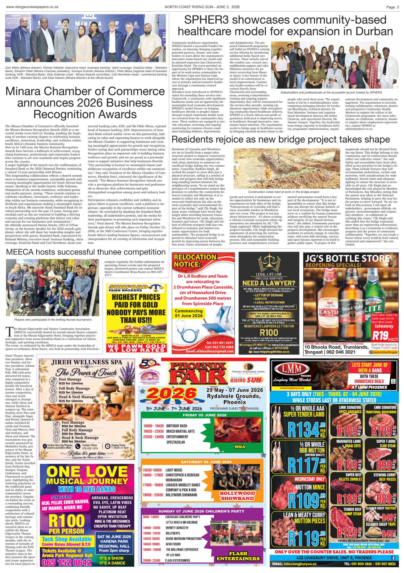 North Coast Rising Sun E-Paper, June 3, 2026 page 3