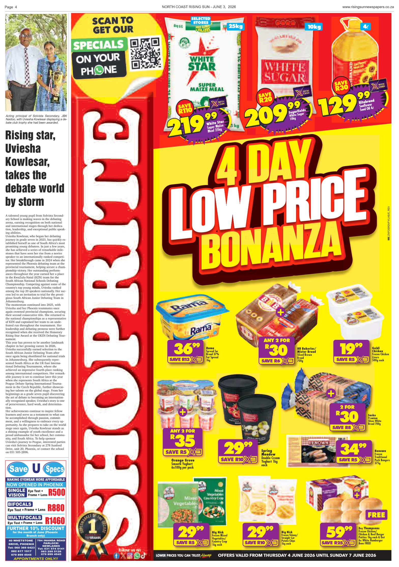 North Coast Rising Sun E-Paper, June 3, 2026 page 4