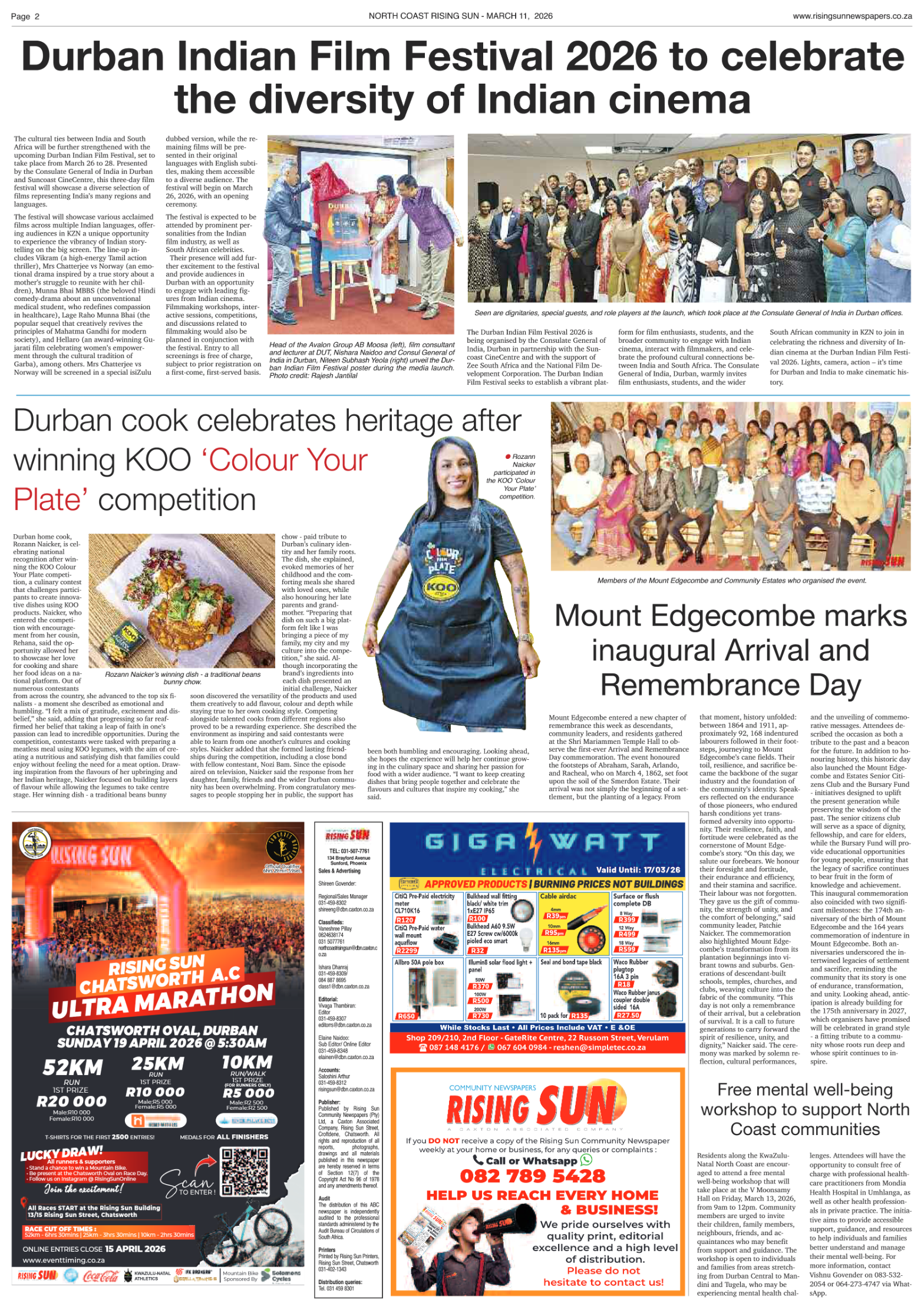 North Coast Rising Sun E-Paper, March 11, 2026 page 4