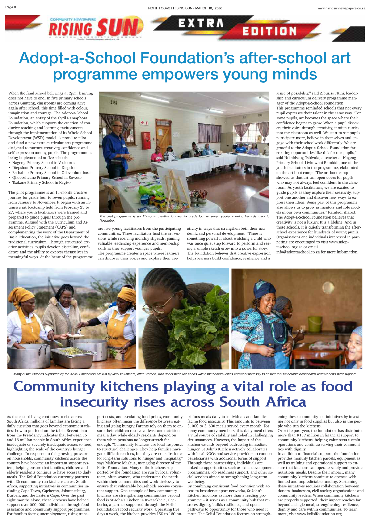 North Coast Rising Sun E-Paper, March 18, 2026 page 8