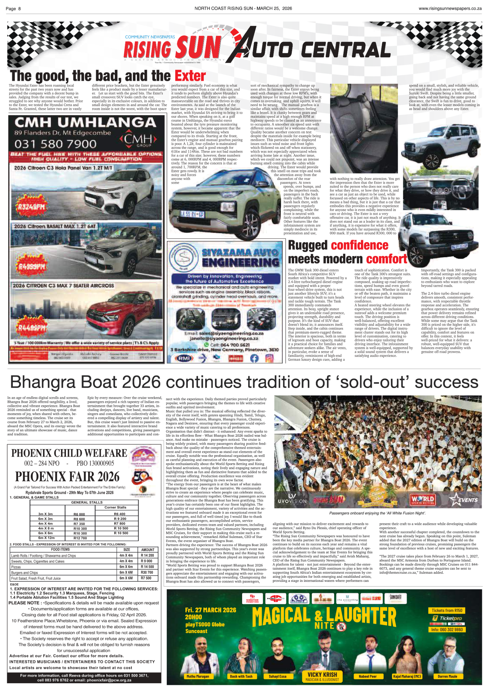 North Coast Rising Sun E-Paper, March 25, 2026 page 12