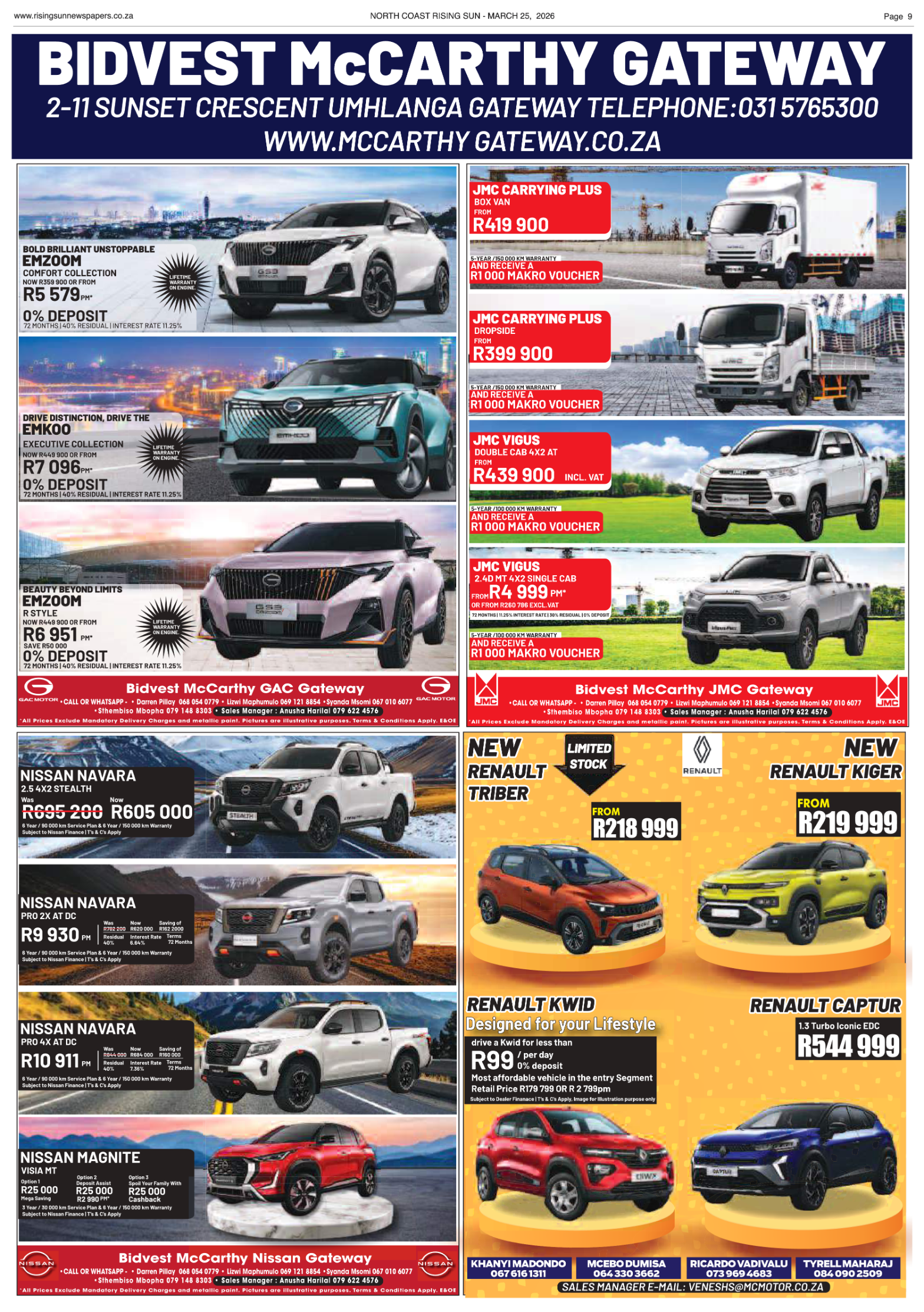 North Coast Rising Sun E-Paper, March 25, 2026 page 13