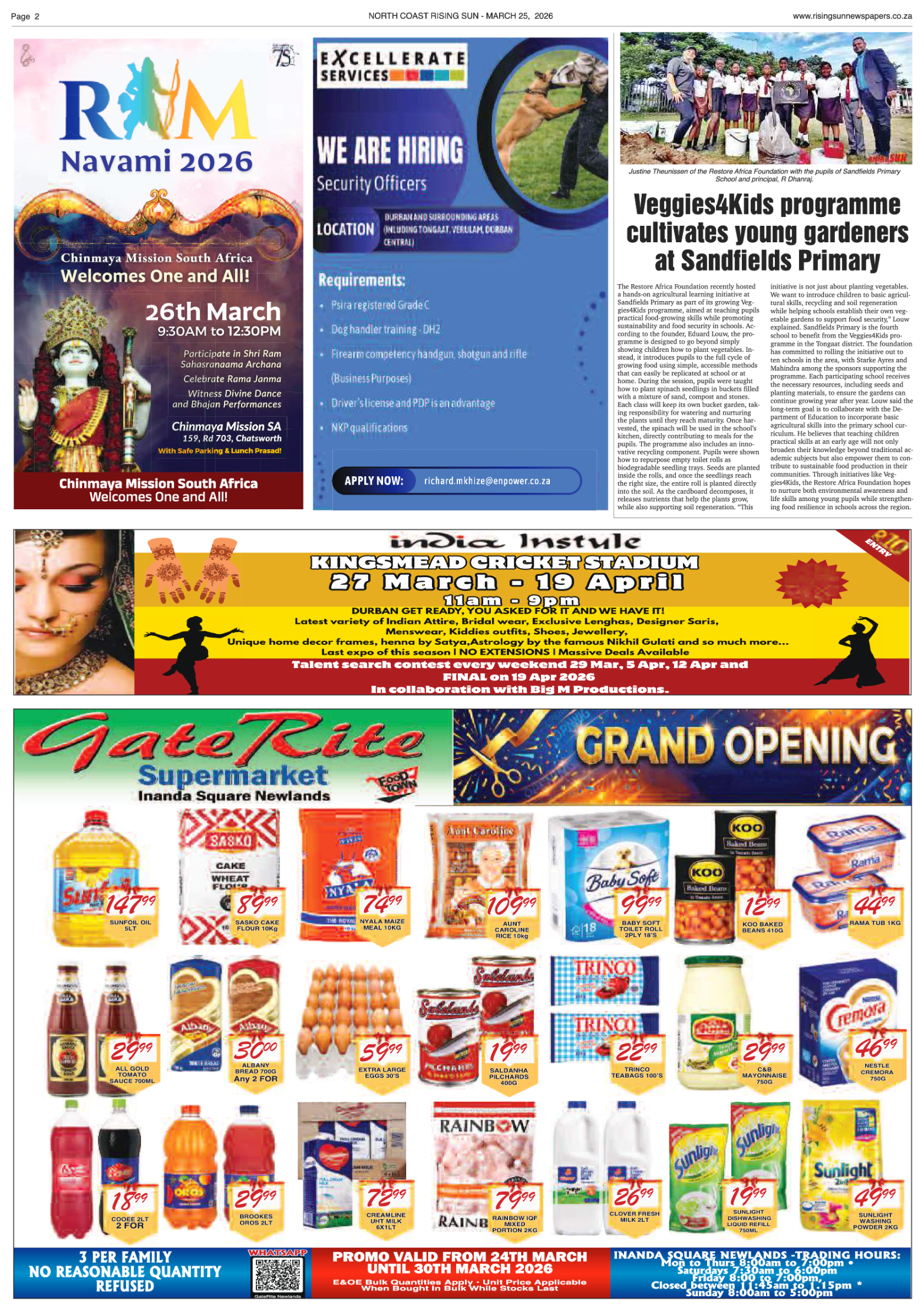 North Coast Rising Sun E-Paper, March 25, 2026 page 6
