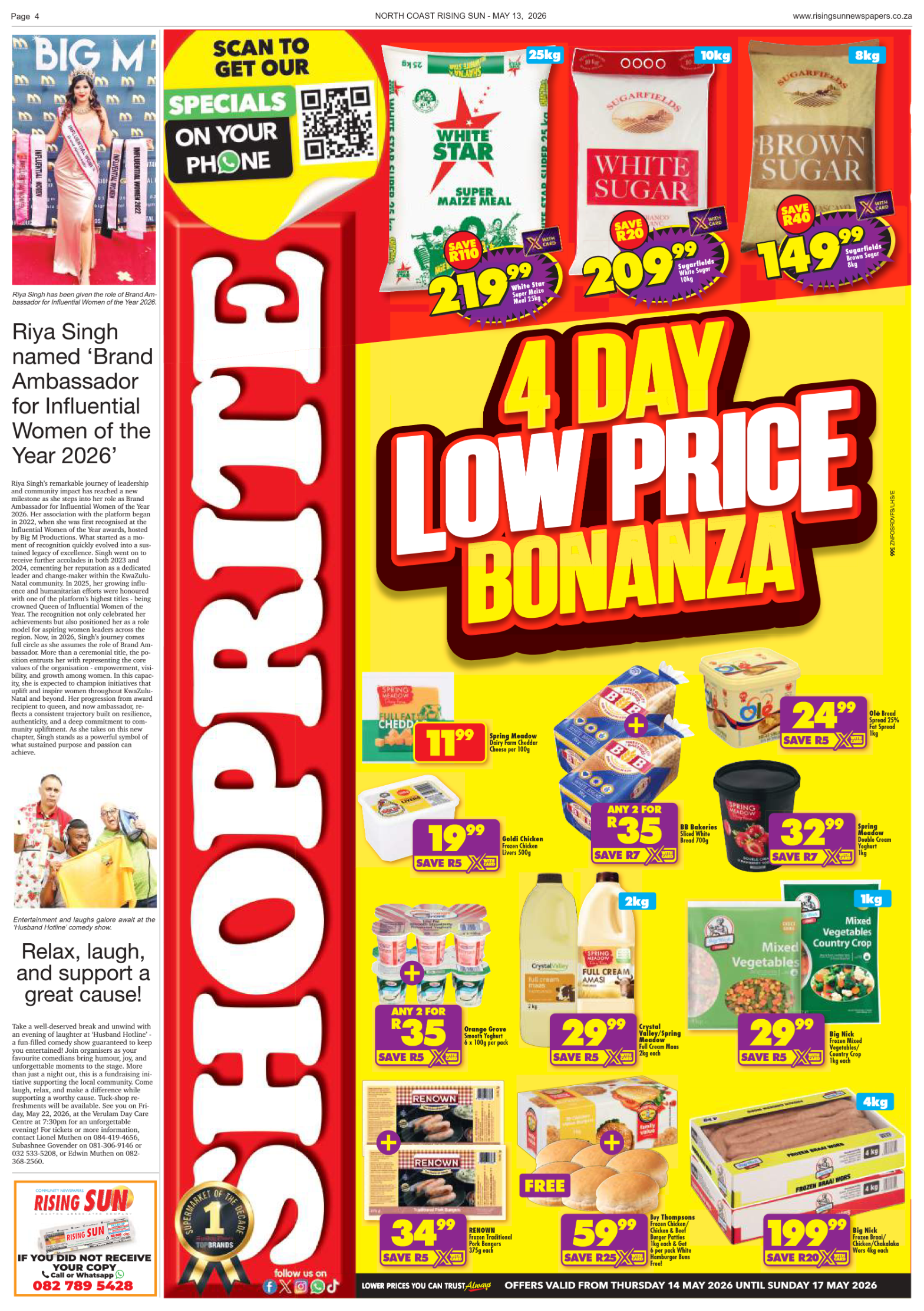 North Coast Rising Sun E-Paper, May 13, 2026 page 4
