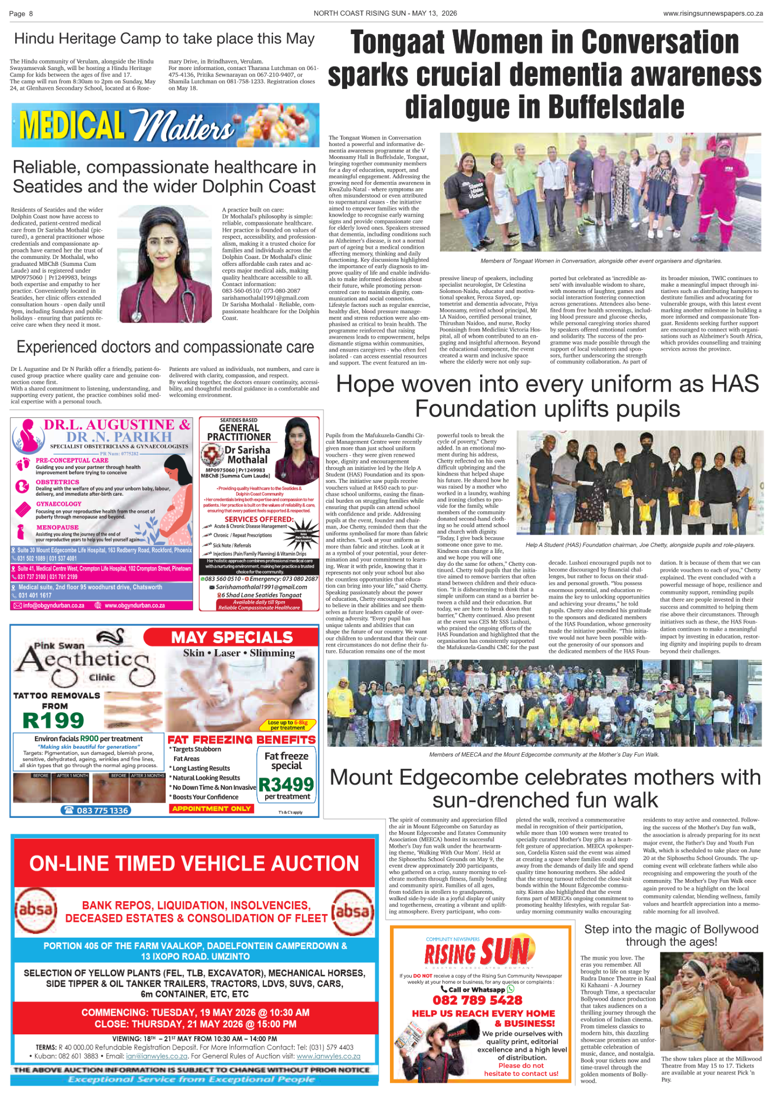 North Coast Rising Sun E-Paper, May 13, 2026 page 8