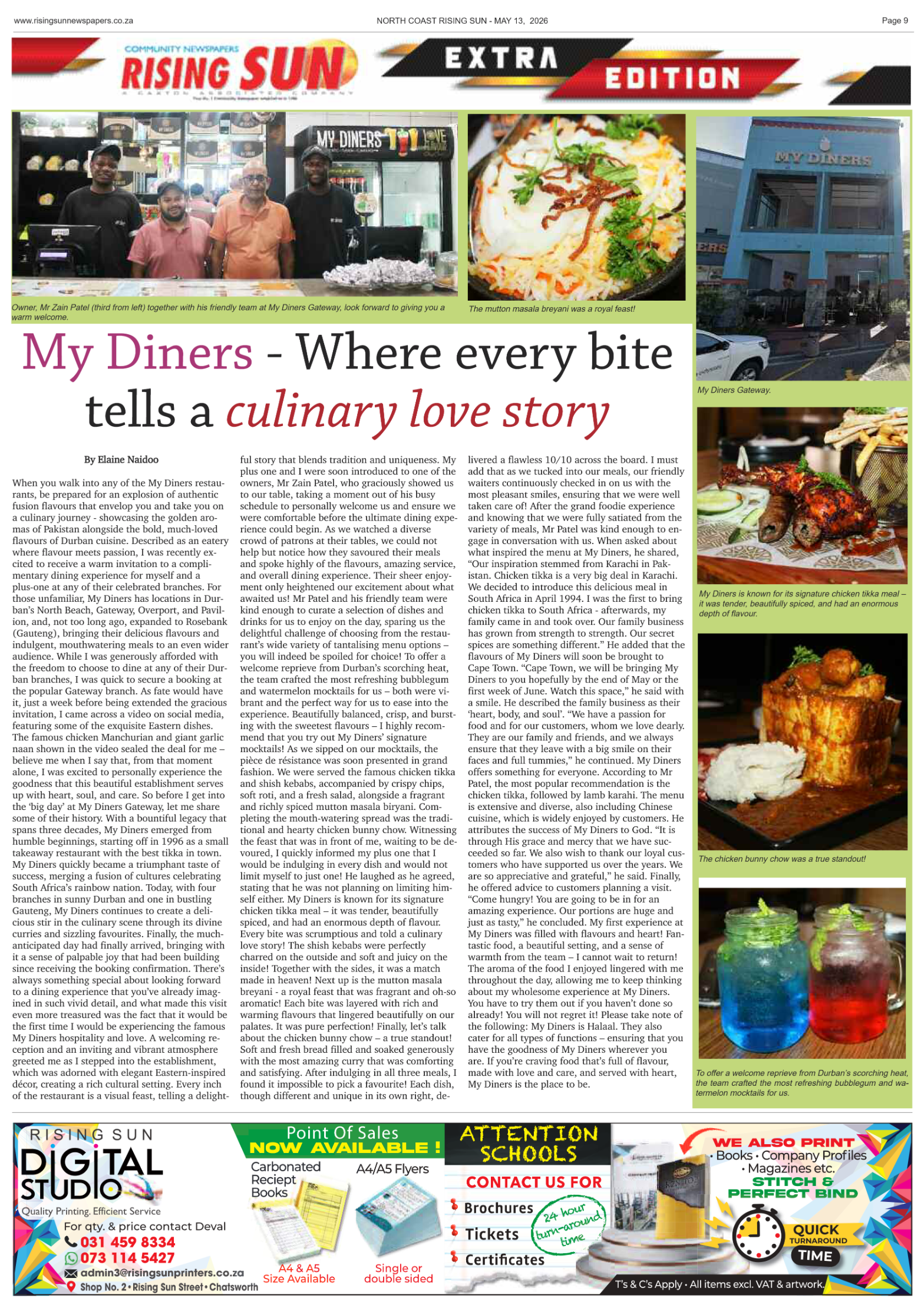 North Coast Rising Sun E-Paper, May 13, 2026 page 9