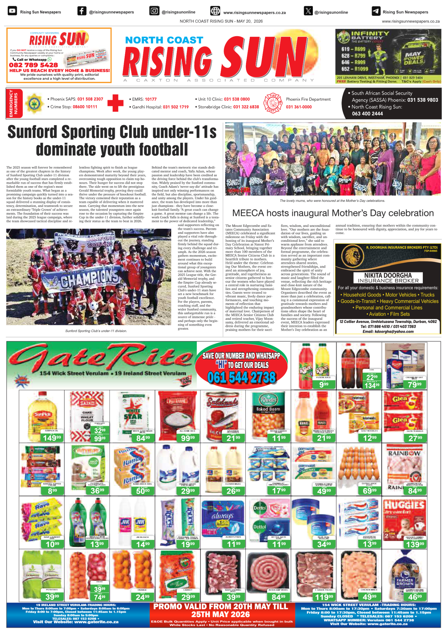 North Coast Rising Sun E-Paper, May 20, 2026 page 15