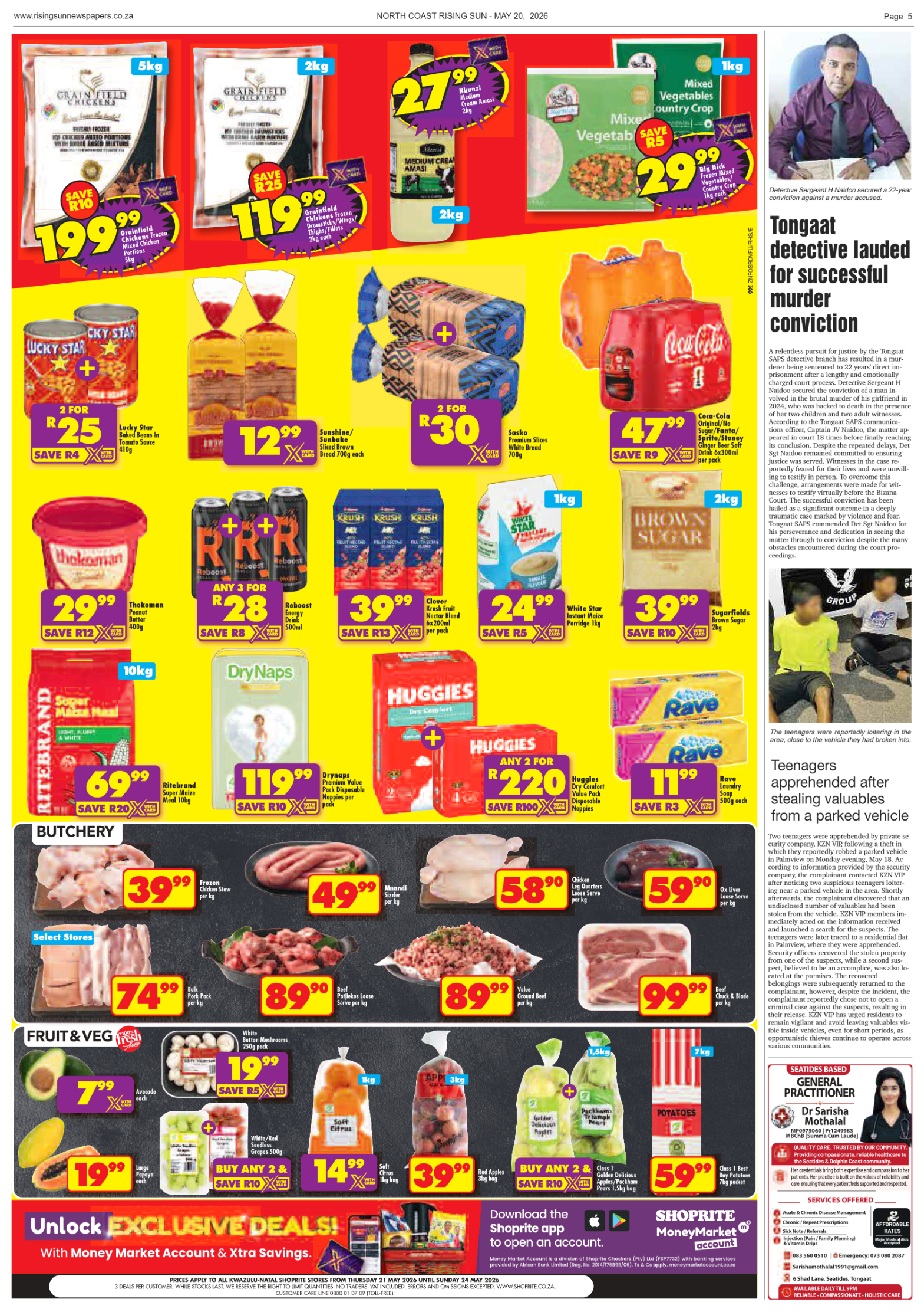North Coast Rising Sun E-Paper, May 20, 2026 page 5