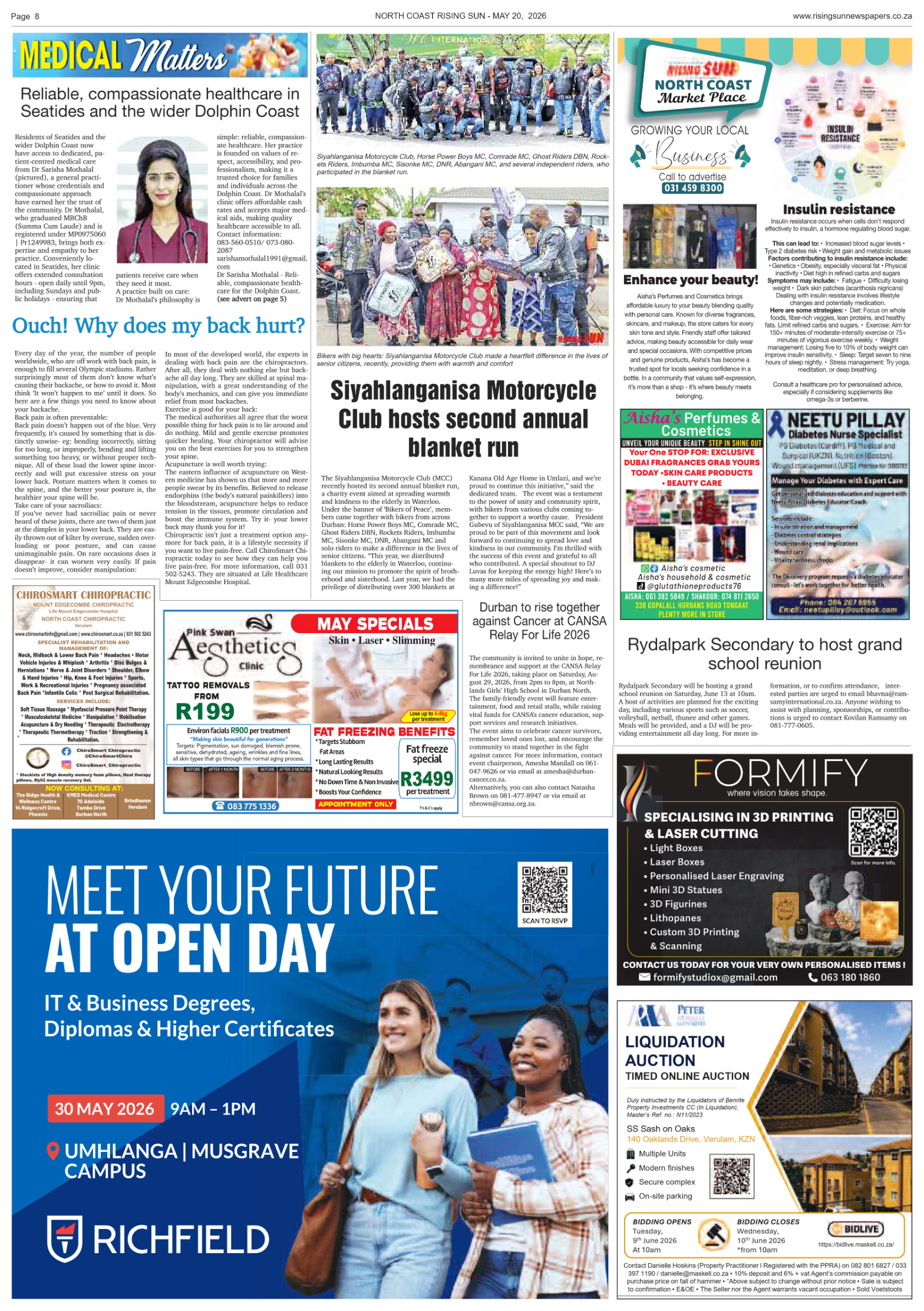 North Coast Rising Sun E-Paper, May 20, 2026 page 8