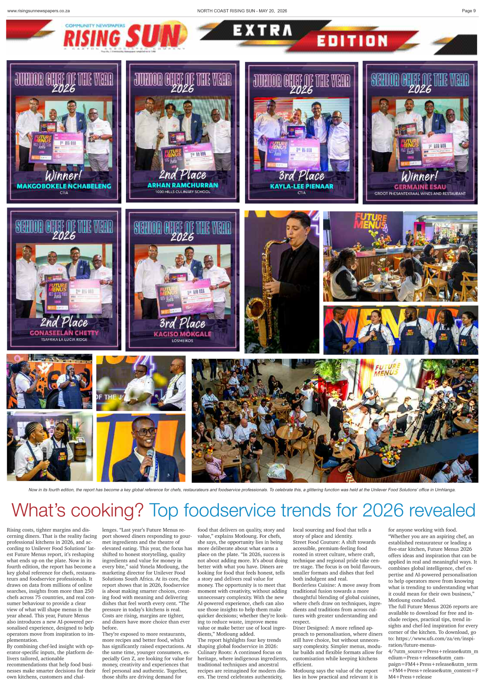 North Coast Rising Sun E-Paper, May 20, 2026 page 9